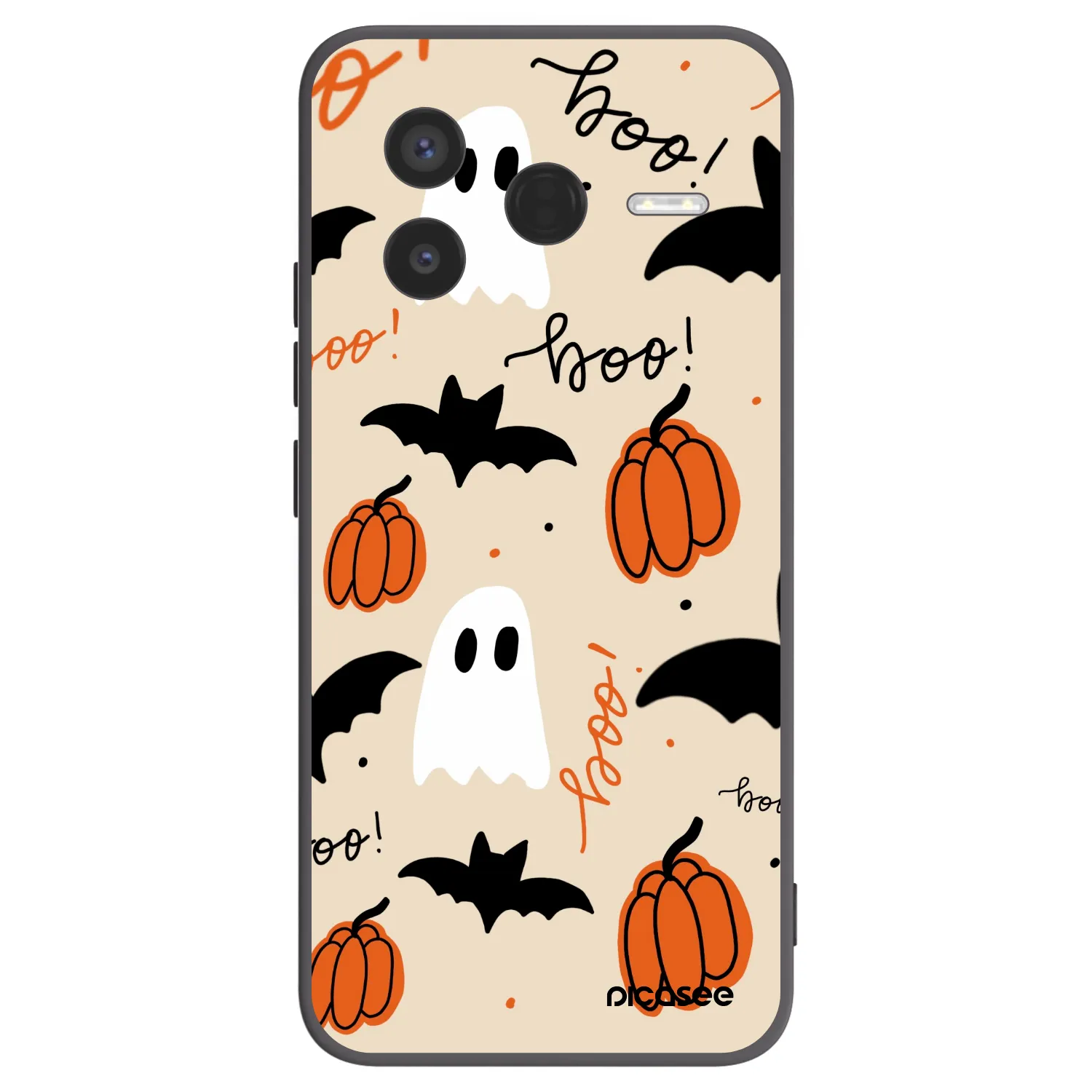 Picasee silikónový čierny obal pre Xiaomi Poco F7 Pro 5G - Halloween 26