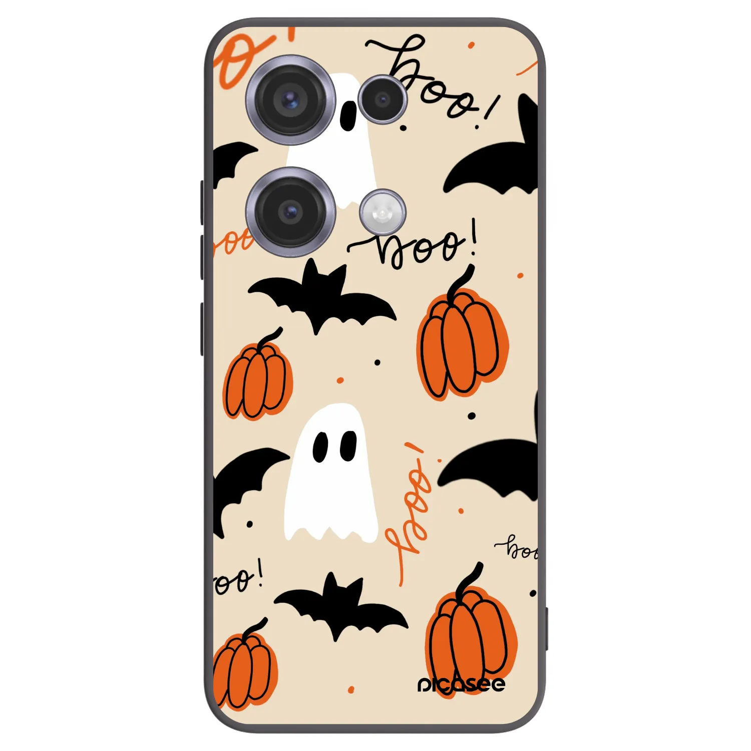 Picasee silikónový čierny obal pre Xiaomi Redmi Note 14S - Halloween 26