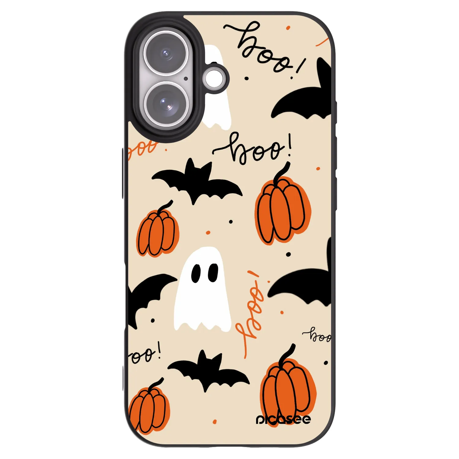 Picasee silikónový čierny obal pre Apple iPhone 17 - Halloween 26