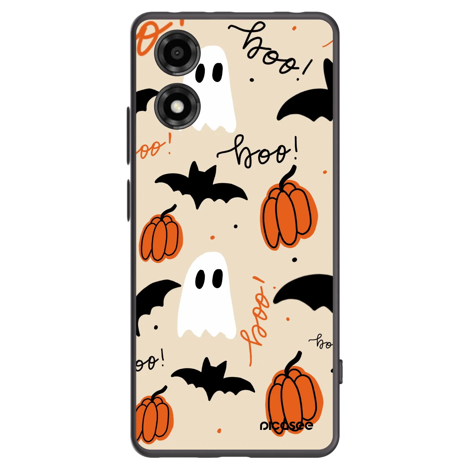 Picasee silikónový čierny obal pre Motorola Moto E14 - Halloween 26