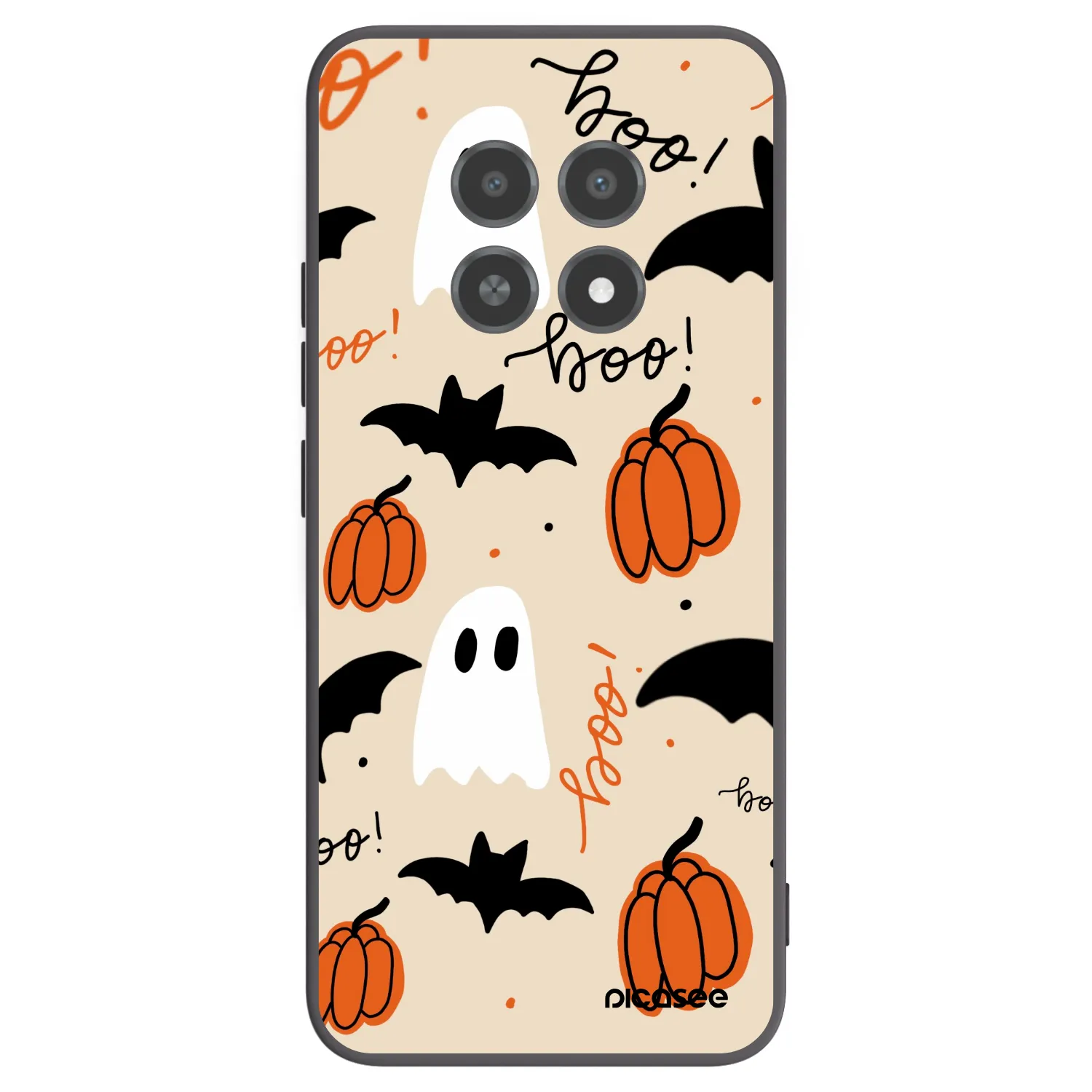 Picasee silikónový čierny obal pre Realme 12X - Halloween 26