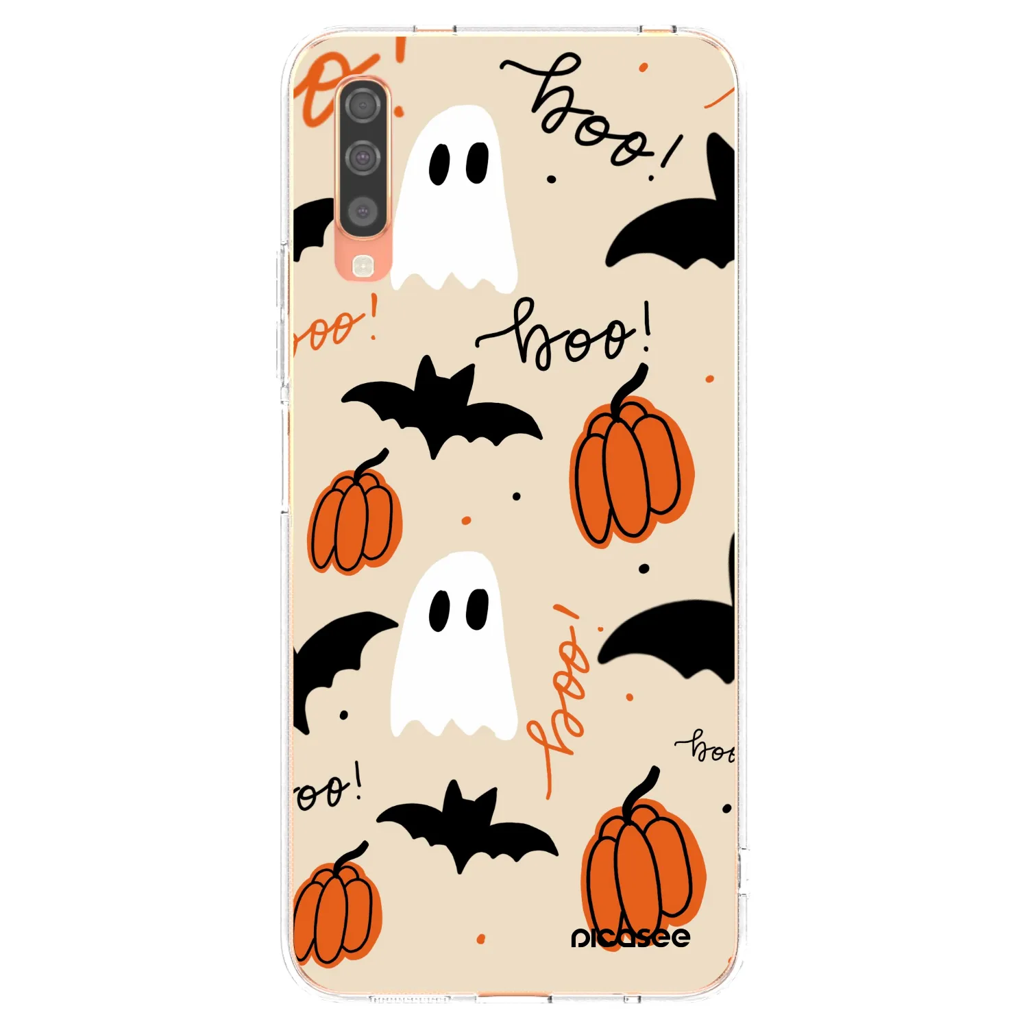 Picasee silikónový prehľadný obal pre Samsung Galaxy A70 A705F - Halloween 26