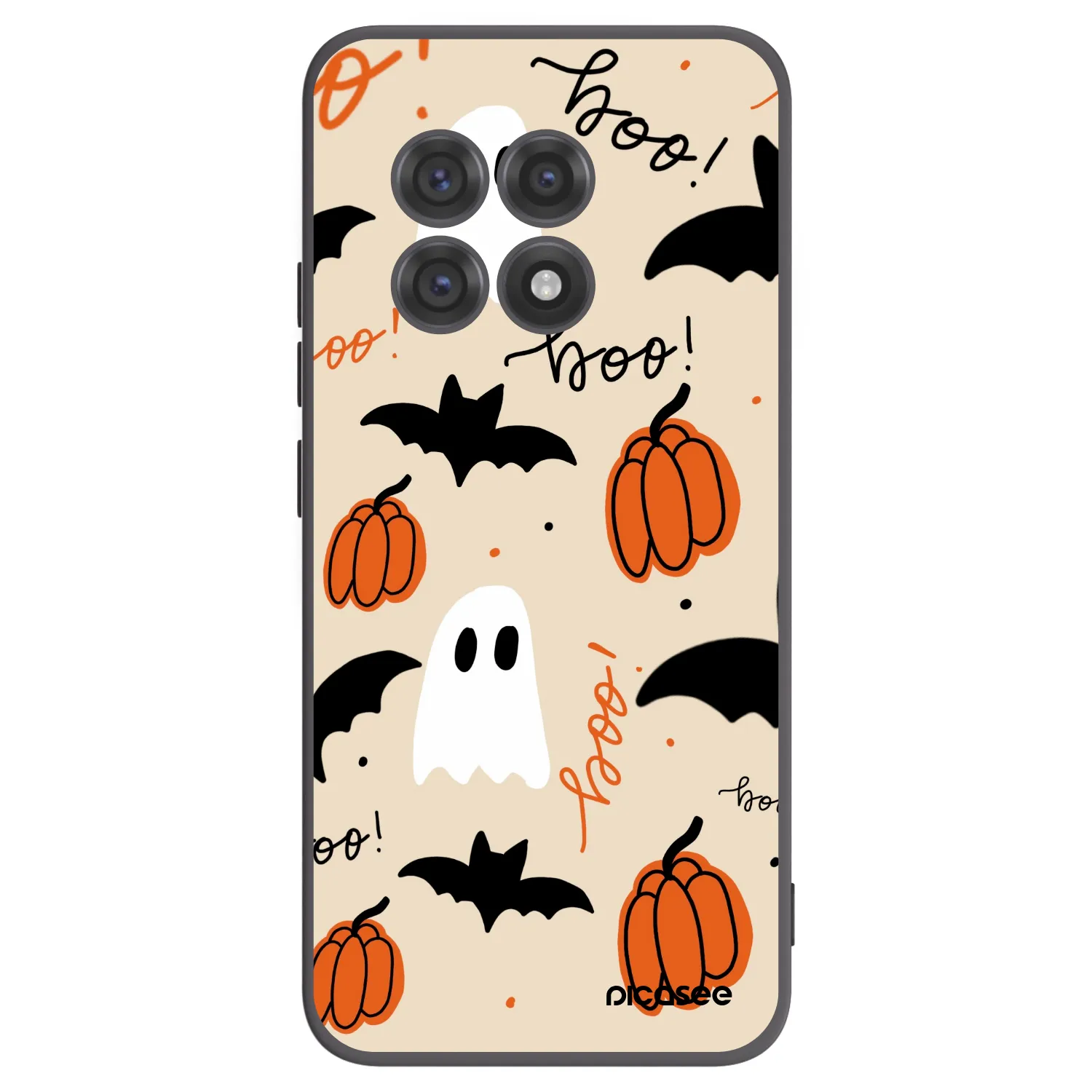 Picasee silikónový čierny obal pre OnePlus 13R 5G - Halloween 26
