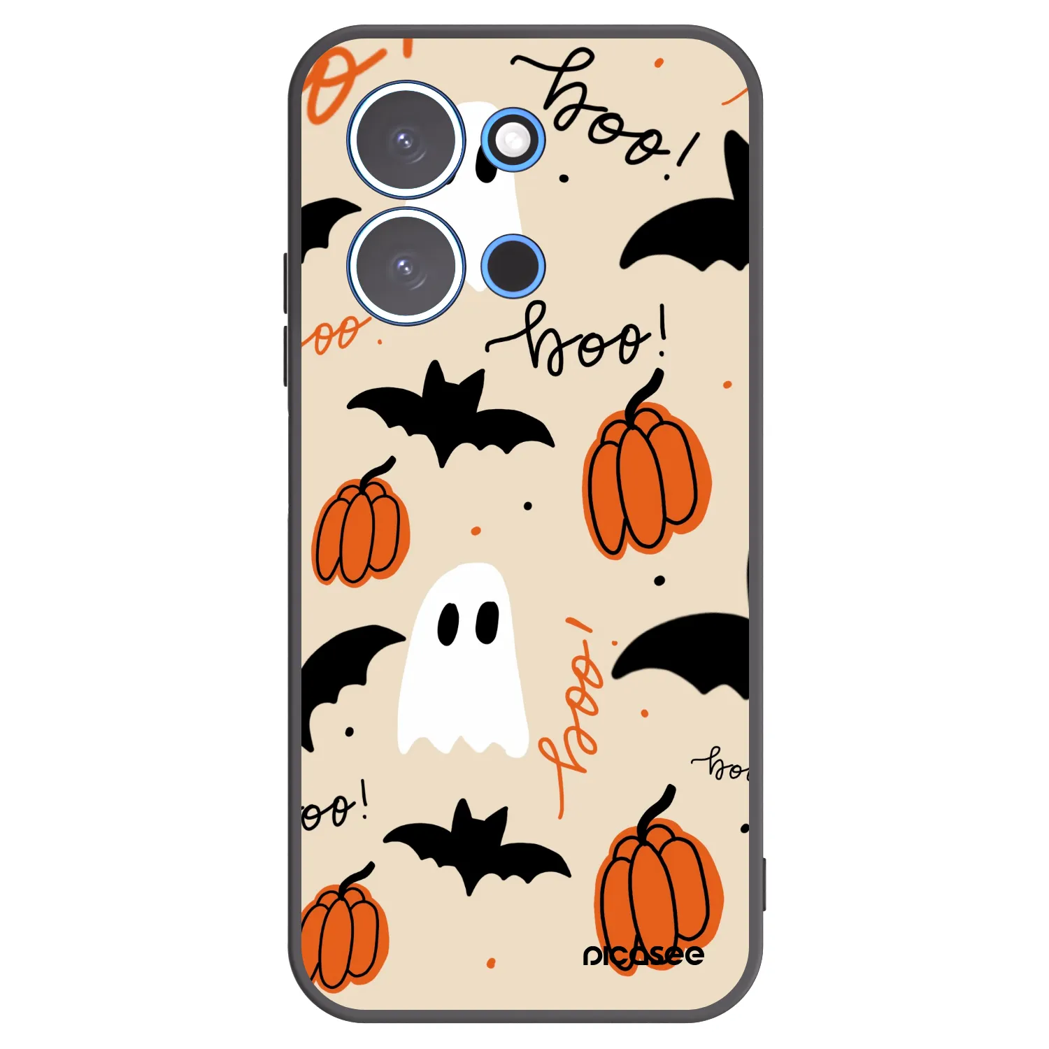 Picasee silikónový čierny obal pre Xiaomi Redmi 15C 4G - Halloween 26