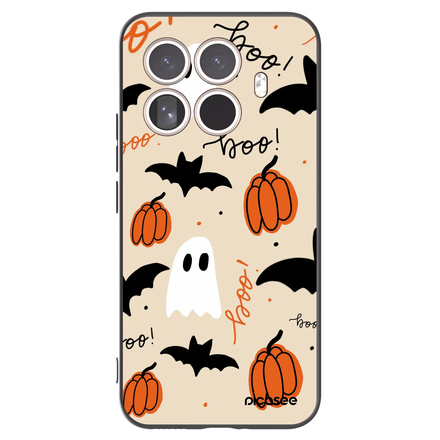 Picasee silikónový čierny obal pre Xiaomi 15T Pro - Halloween 26
