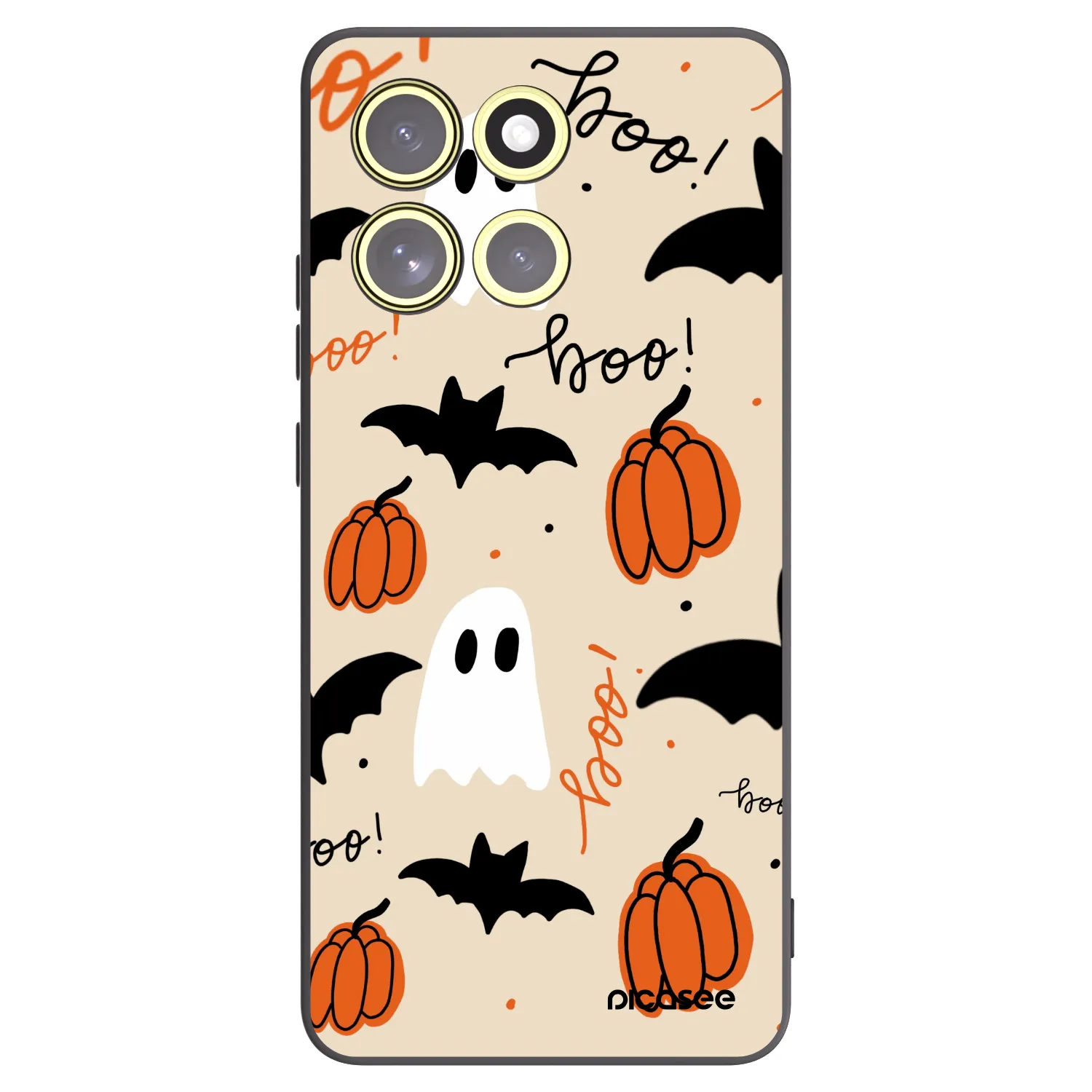 Picasee silikónový čierny obal pre Motorola Moto G86 Power 5G - Halloween 26
