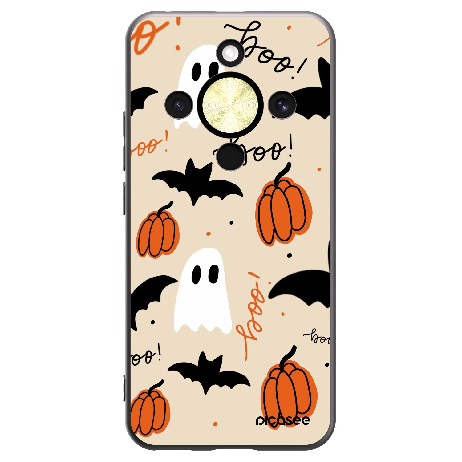 Picasee silikónový čierny obal pre Honor Magic8 Lite 5G - Halloween 26