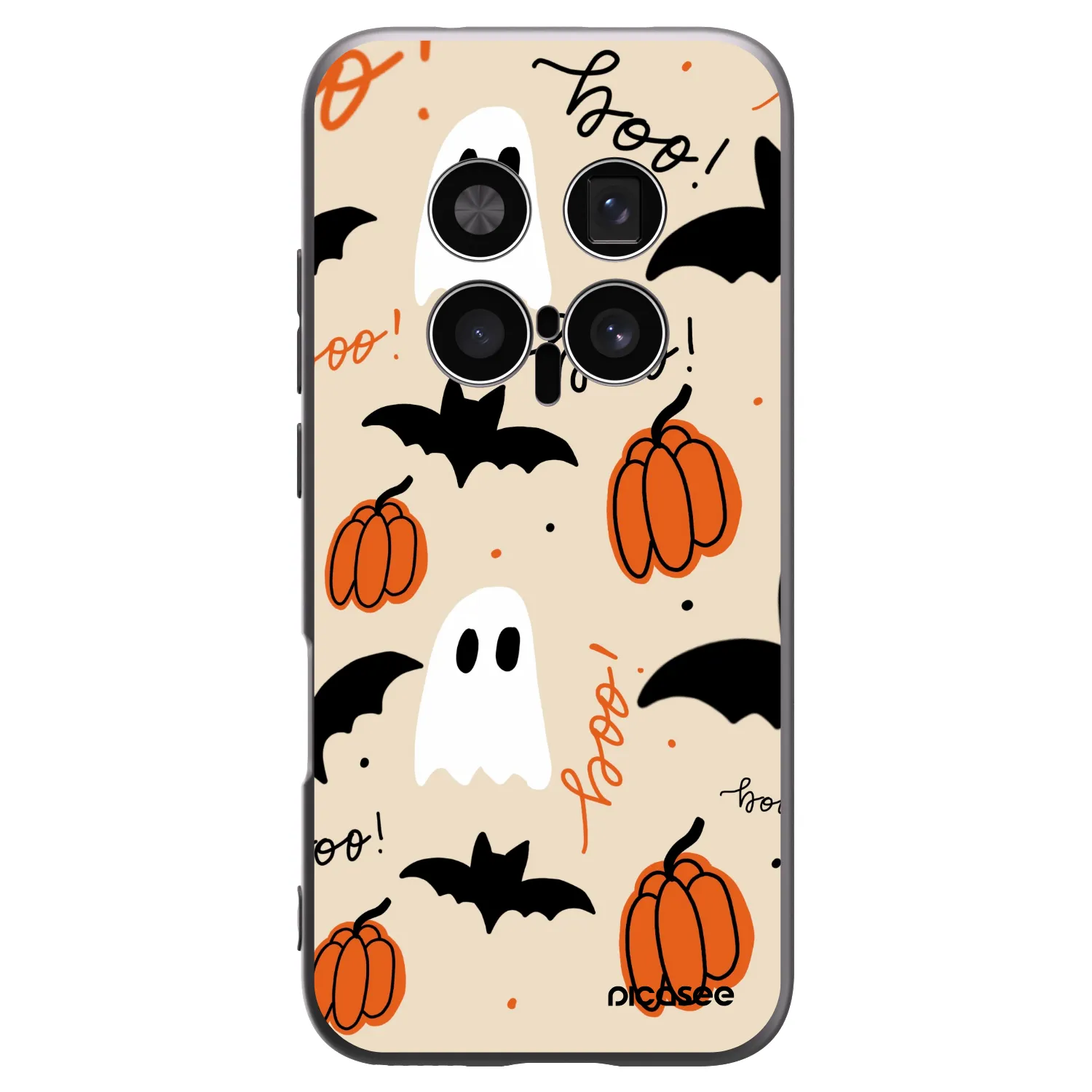 Picasee silikónový čierny obal pre Honor Magic8 Pro 5G - Halloween 26