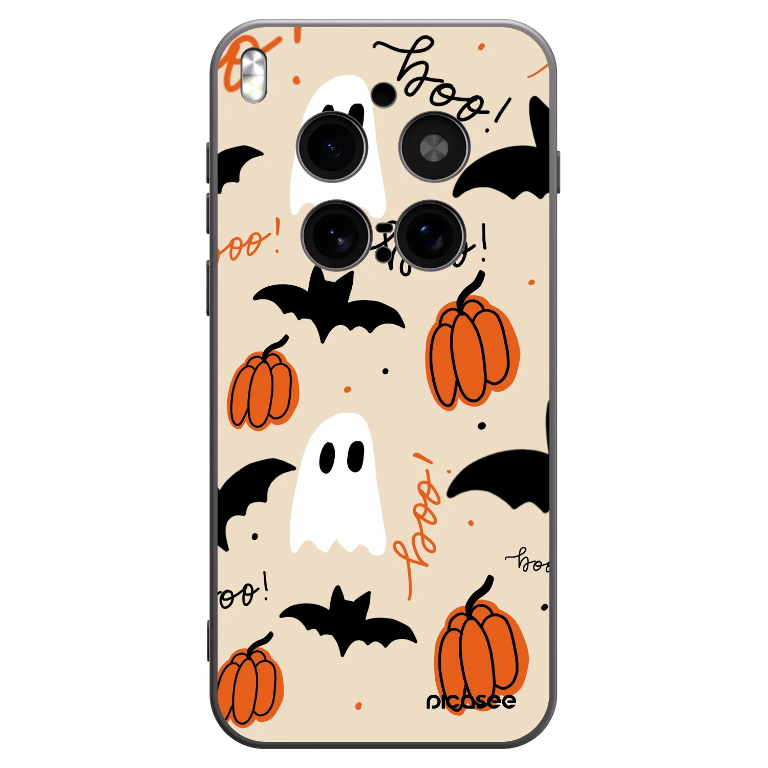 Picasee silikónový čierny obal pre Vivo X300 Pro - Halloween 26