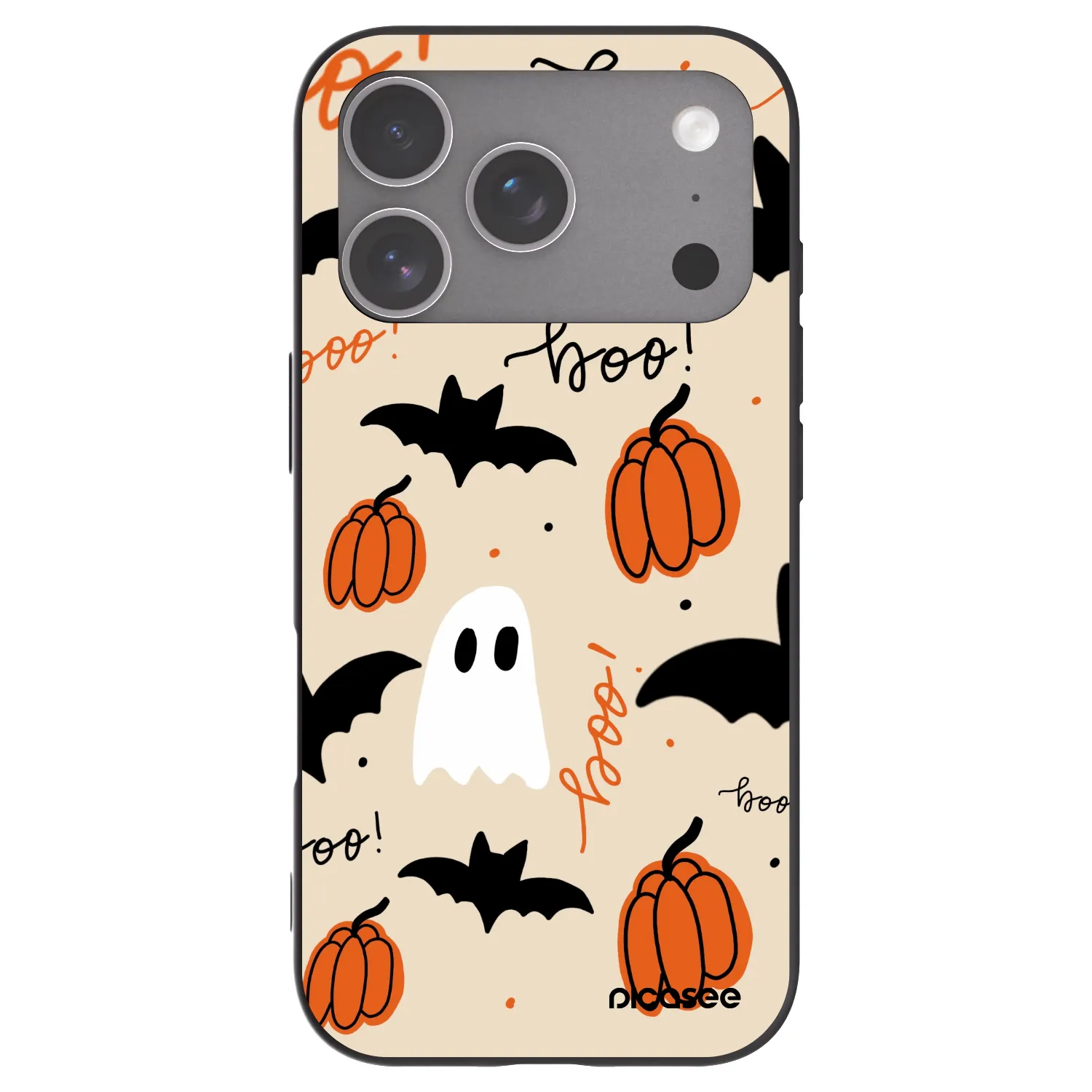 Picasee silikónový čierny obal pre Apple iPhone 18 Pro - Halloween 26