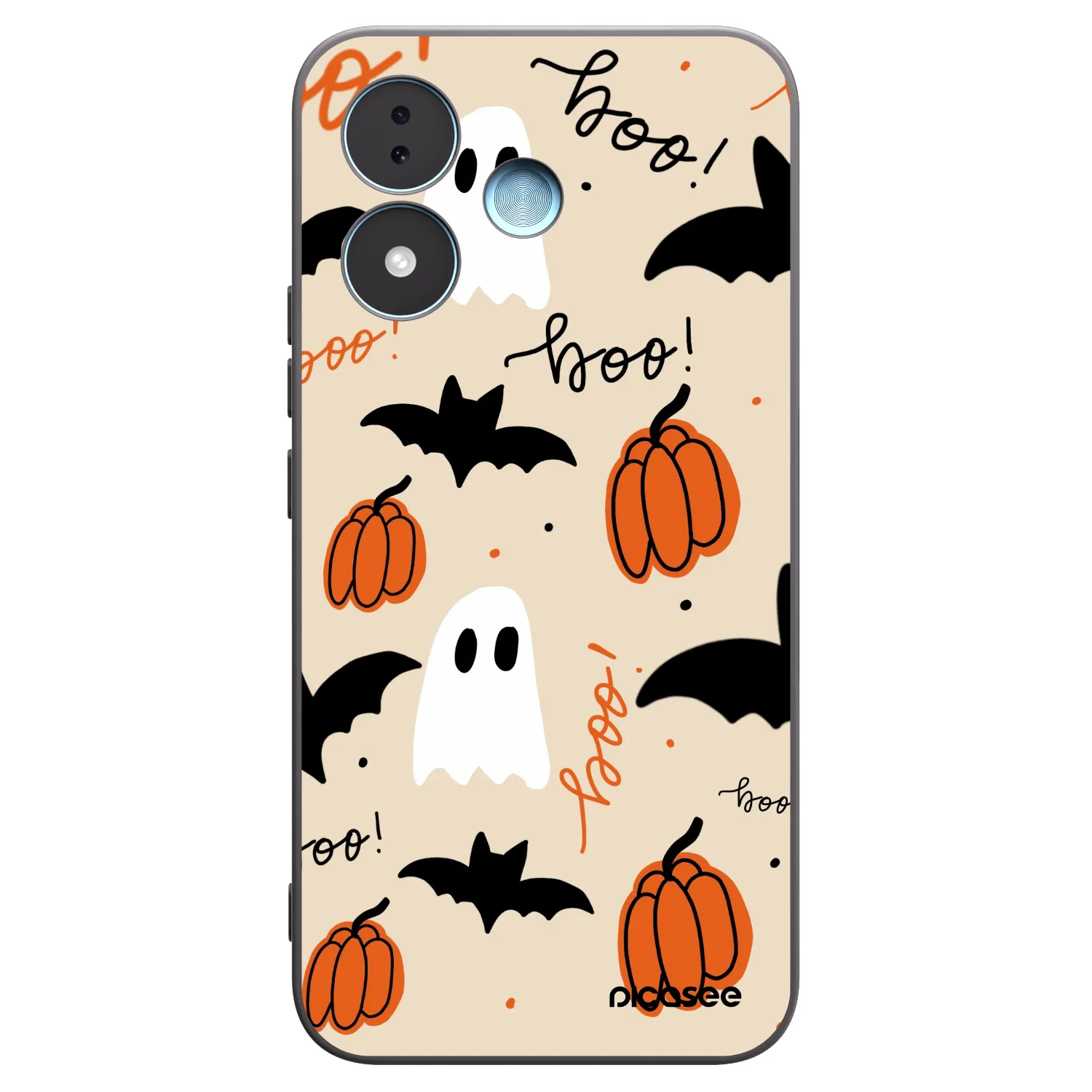 Picasee silikónový čierny obal pre Xiaomi Redmi Note 17 5G - Halloween 26