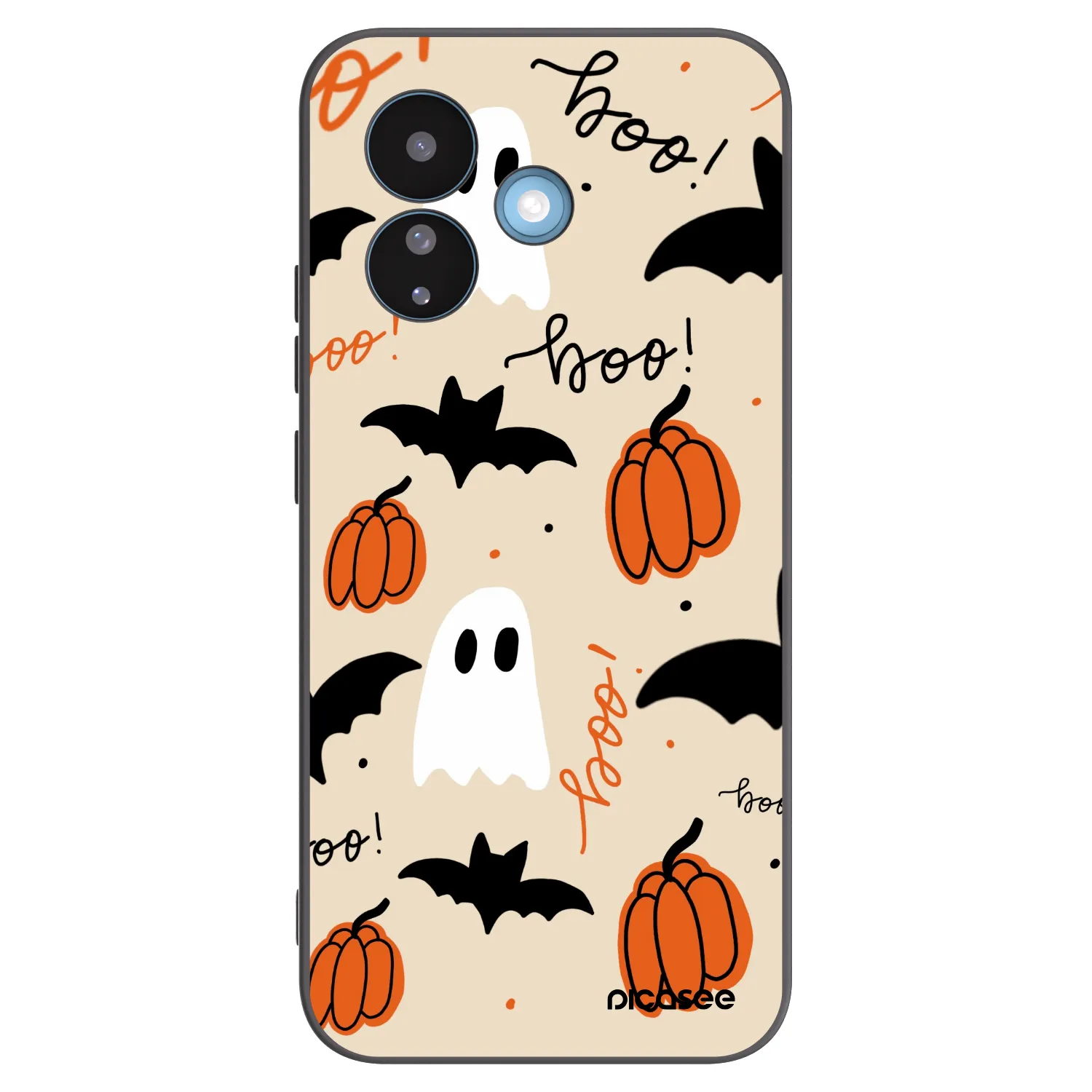 Picasee silikónový čierny obal pre Xiaomi Redmi Note 17 Pro 5G - Halloween 26