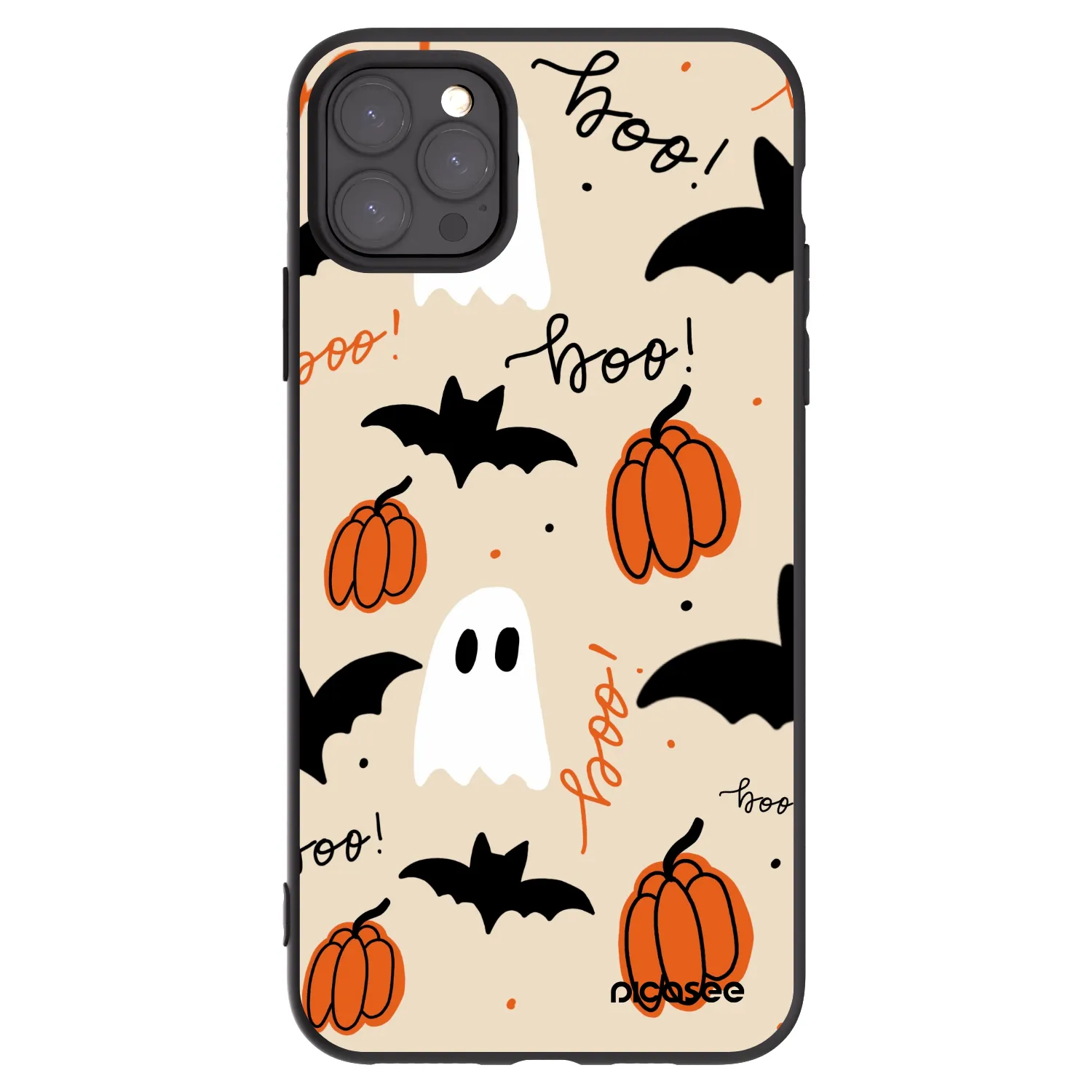 Picasee silikónový čierny obal pre Apple iPhone 11 Pro Max - Halloween 26