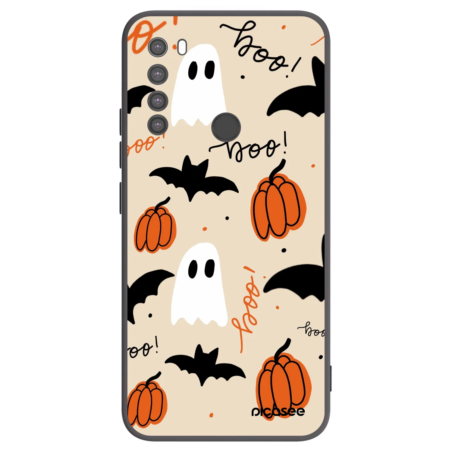 Picasee silikónový čierny obal pre Xiaomi Redmi Note 8 - Halloween 26