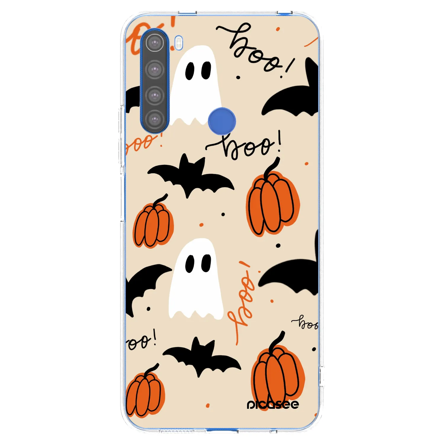 Picasee silikónový prehľadný obal pre Xiaomi Redmi Note 8T - Halloween 26
