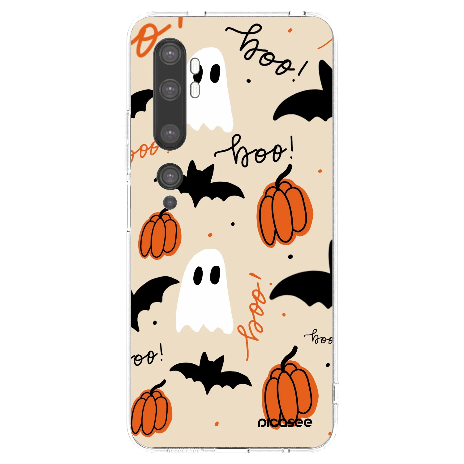 Picasee silikónový prehľadný obal pre Xiaomi Mi Note 10 (Pro) - Halloween 26