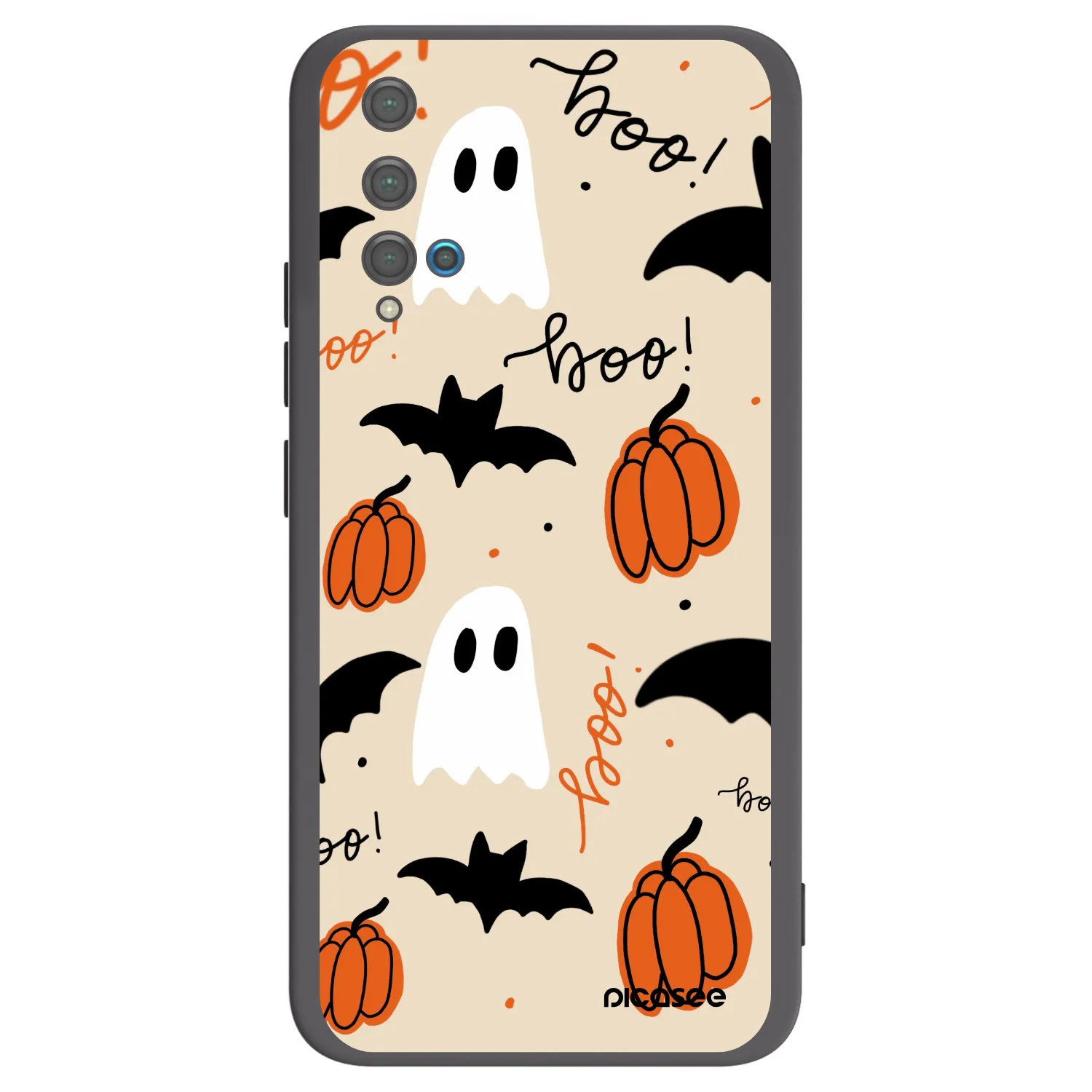 Picasee silikónový čierny obal pre Huawei Nova 5T - Halloween 26