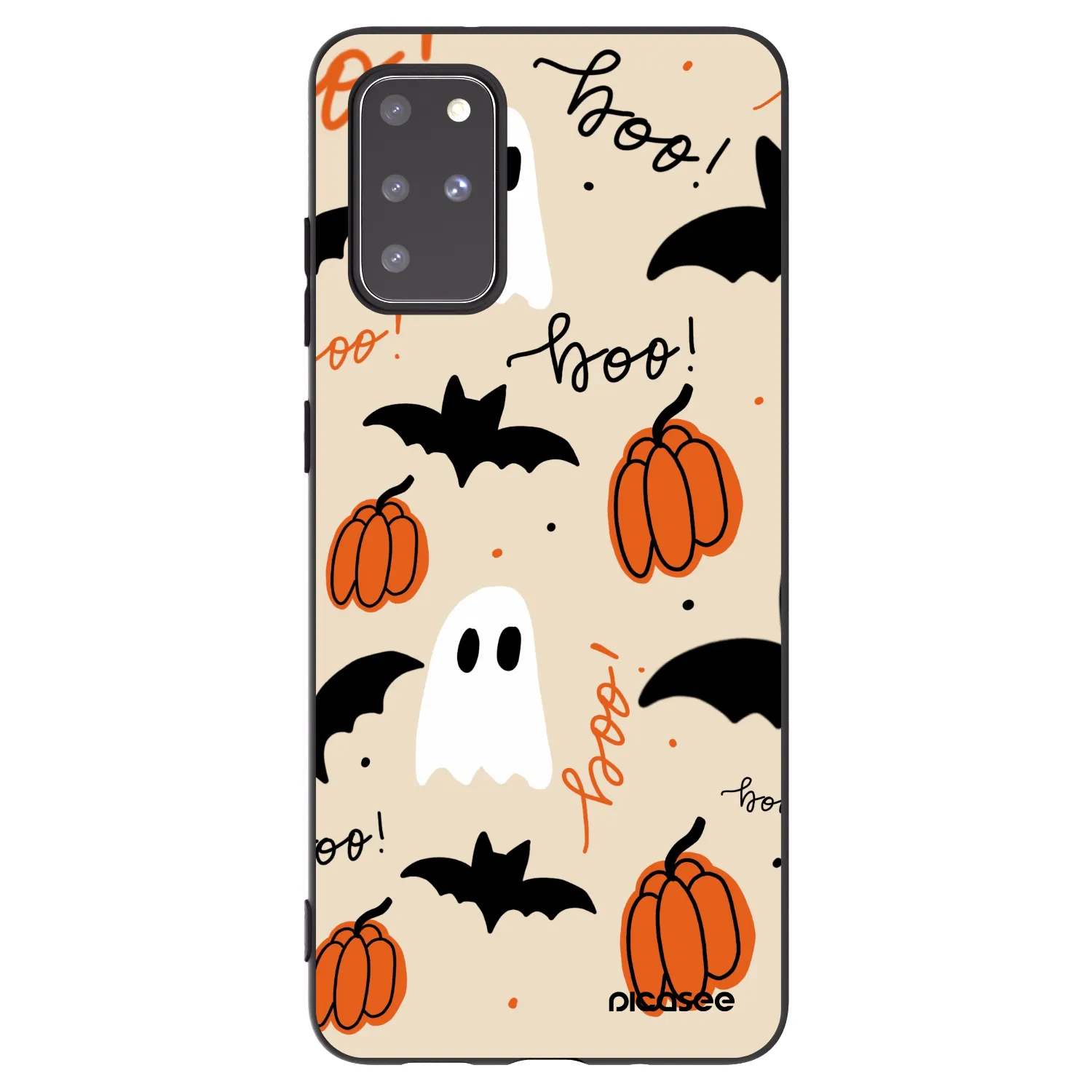 Picasee silikónový čierny obal pre Samsung Galaxy S20+ G985F - Halloween 26