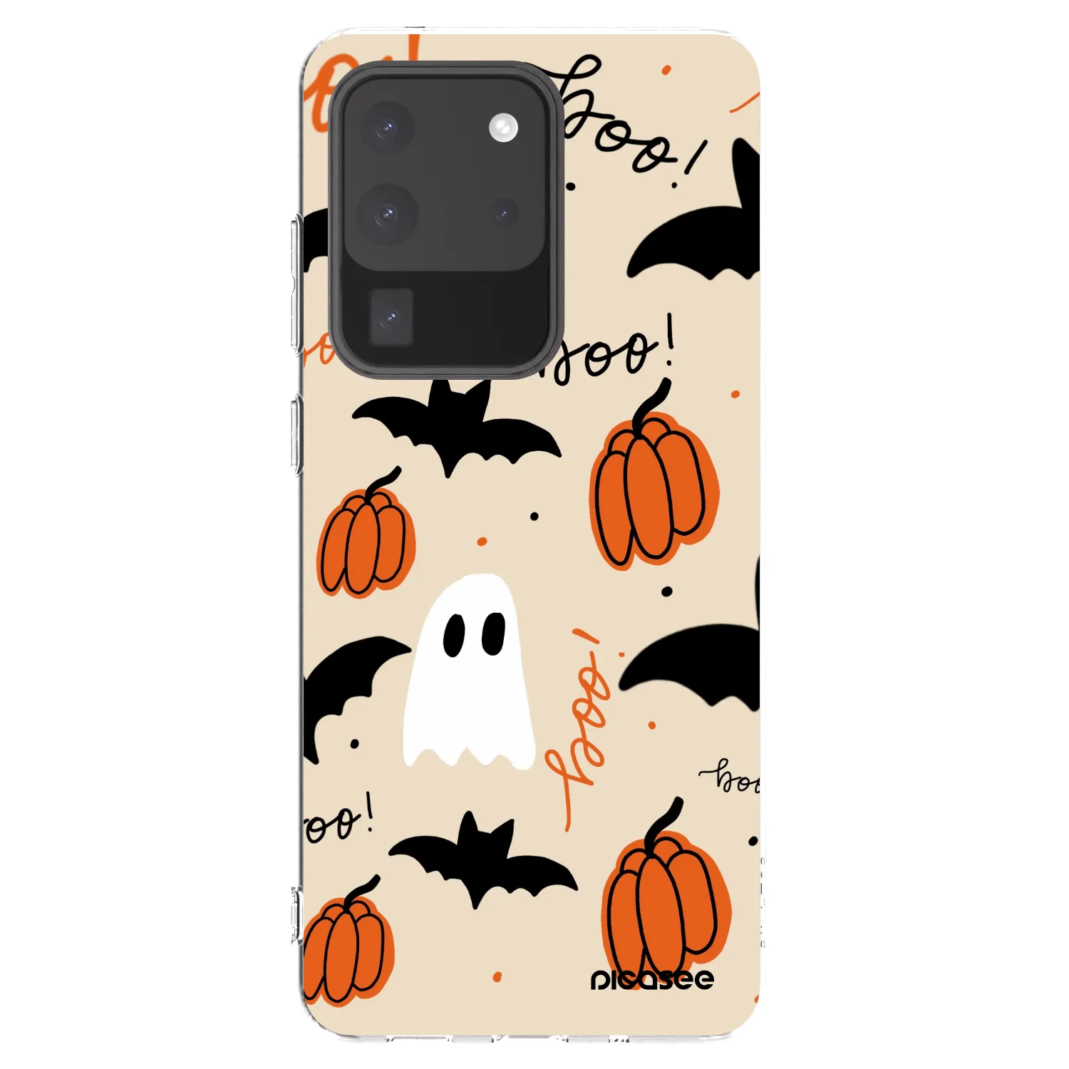 Picasee silikónový prehľadný obal pre Samsung Galaxy S20 Ultra 5G G988F - Halloween 26