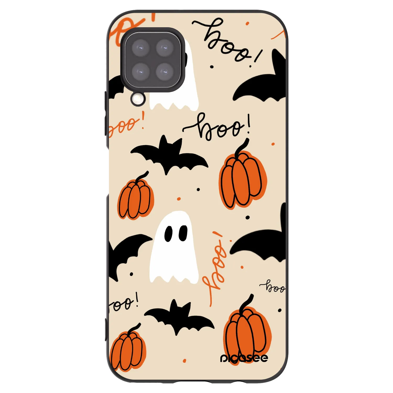 Picasee silikónový čierny obal pre Huawei P40 Lite - Halloween 26