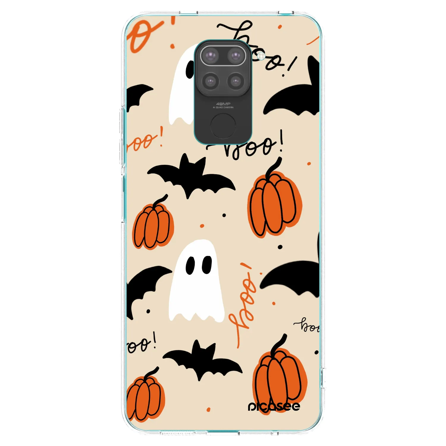 Picasee silikónový čierny obal pre Xiaomi Redmi Note 9 - Halloween 26