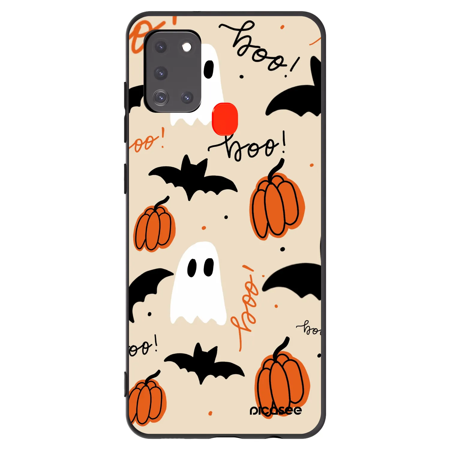 Picasee silikónový čierny obal pre Samsung Galaxy A21s - Halloween 26