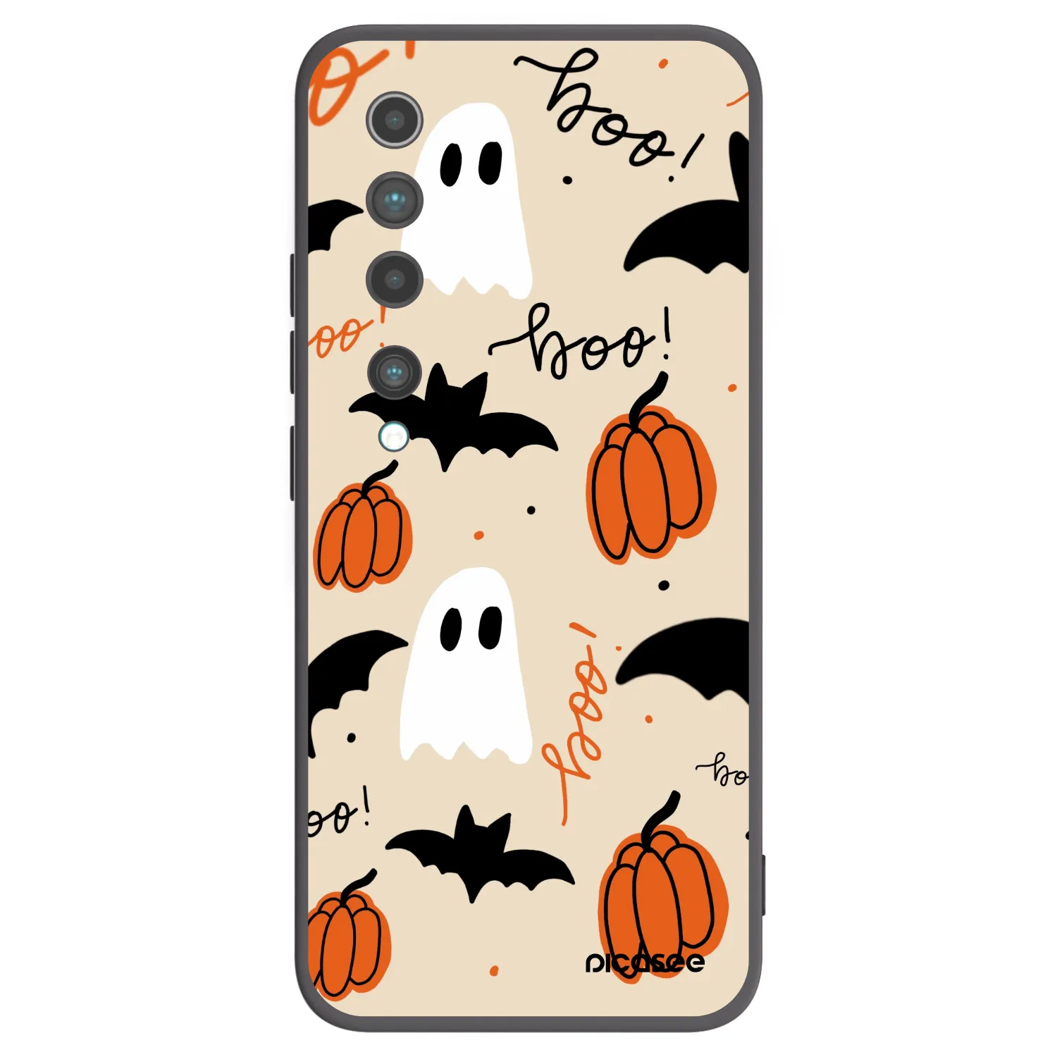 Picasee silikónový čierny obal pre Xiaomi Mi 10 - Halloween 26