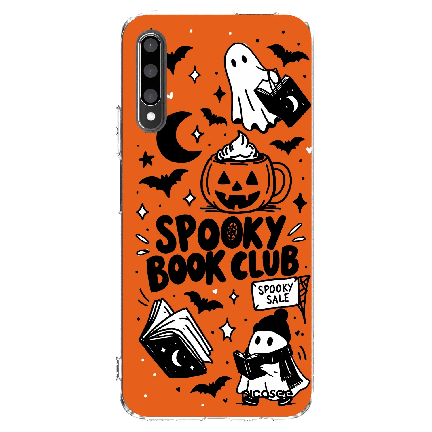 Picasee silikónový prehľadný obal pre Honor 9X Pro - Spooky book club
