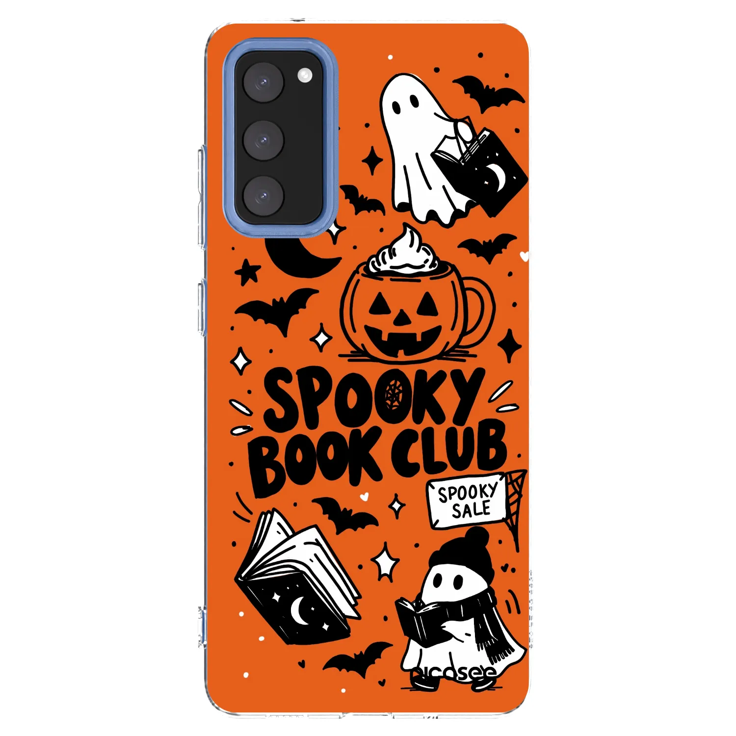 Picasee silikónový prehľadný obal pre Samsung Galaxy S20 FE - Spooky book club