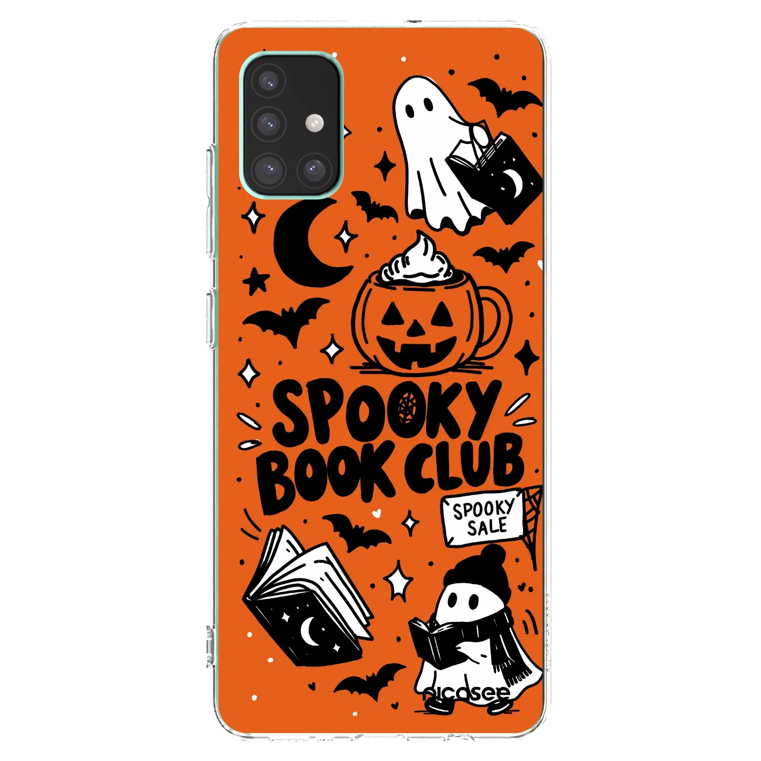 Picasee silikónový prehľadný obal pre Samsung Galaxy M51 M515F - Spooky book club