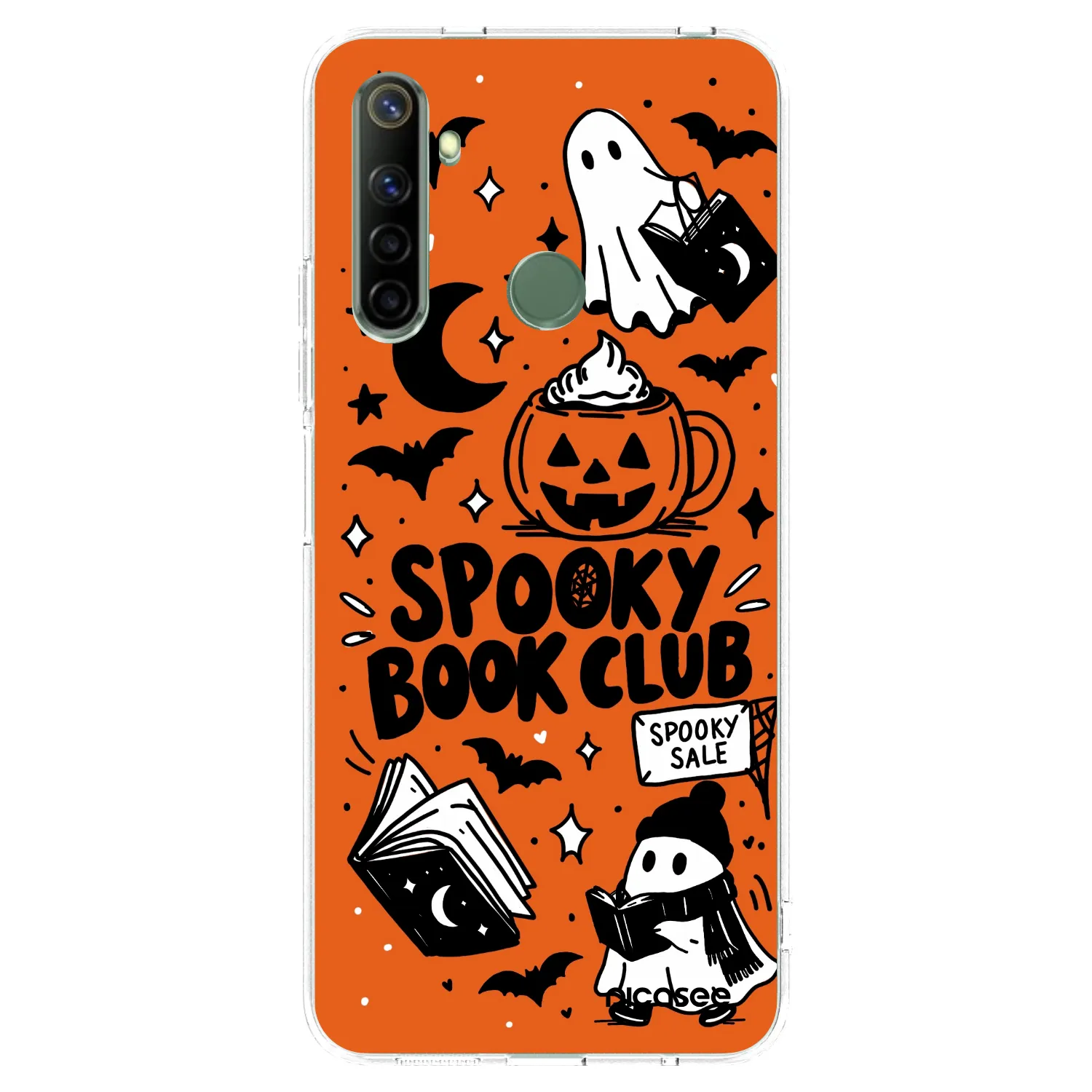 Picasee silikónový prehľadný obal pre Realme 6i - Spooky book club
