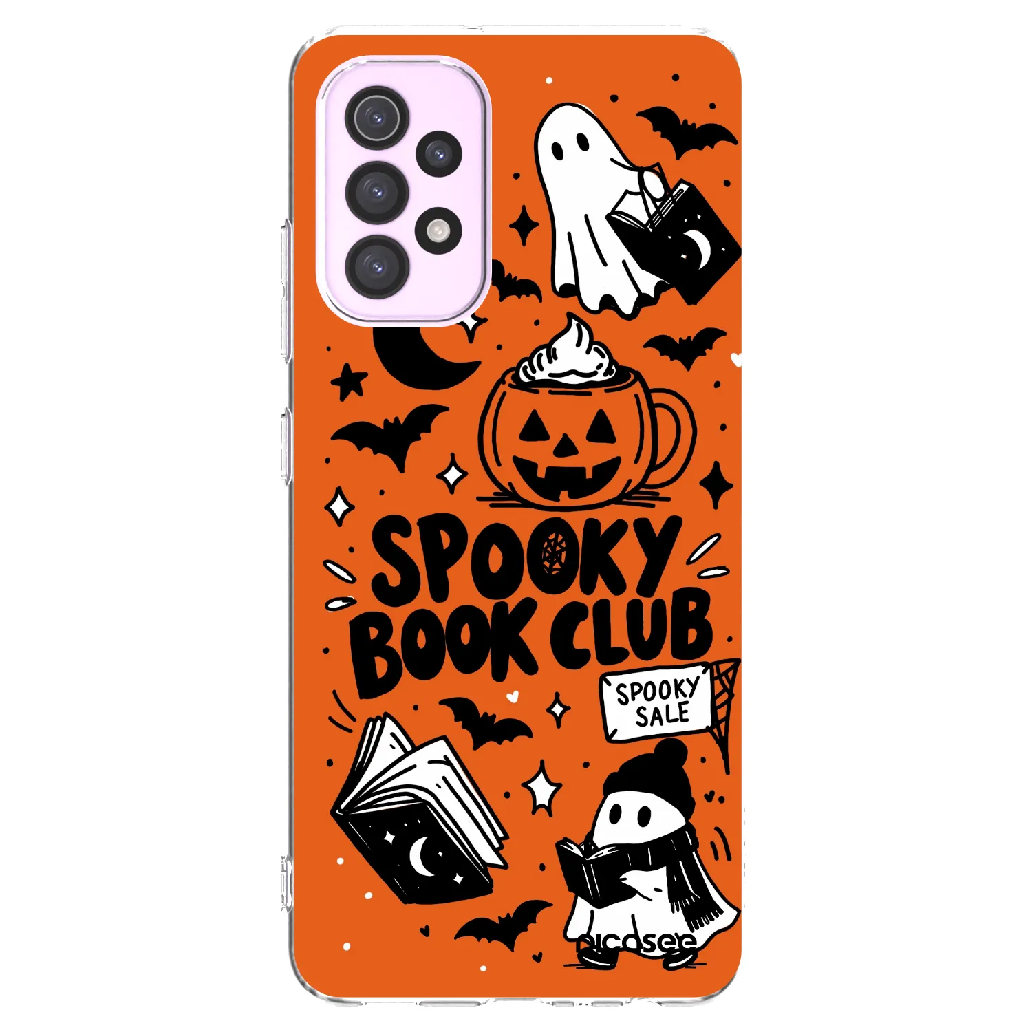 Picasee silikónový prehľadný obal pre Samsung Galaxy A32 5G A326B - Spooky book club