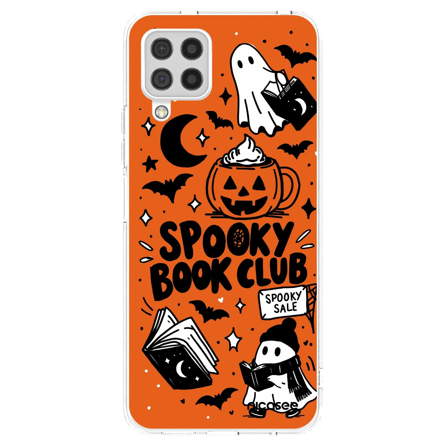 Picasee silikónový prehľadný obal pre Samsung Galaxy A22 A225F 4G - Spooky book club