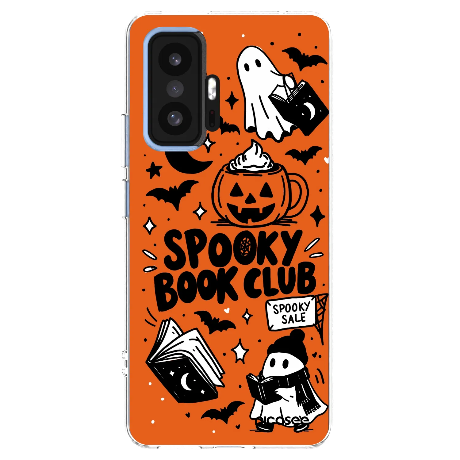 Picasee silikónový prehľadný obal pre Xiaomi 11T - Spooky book club