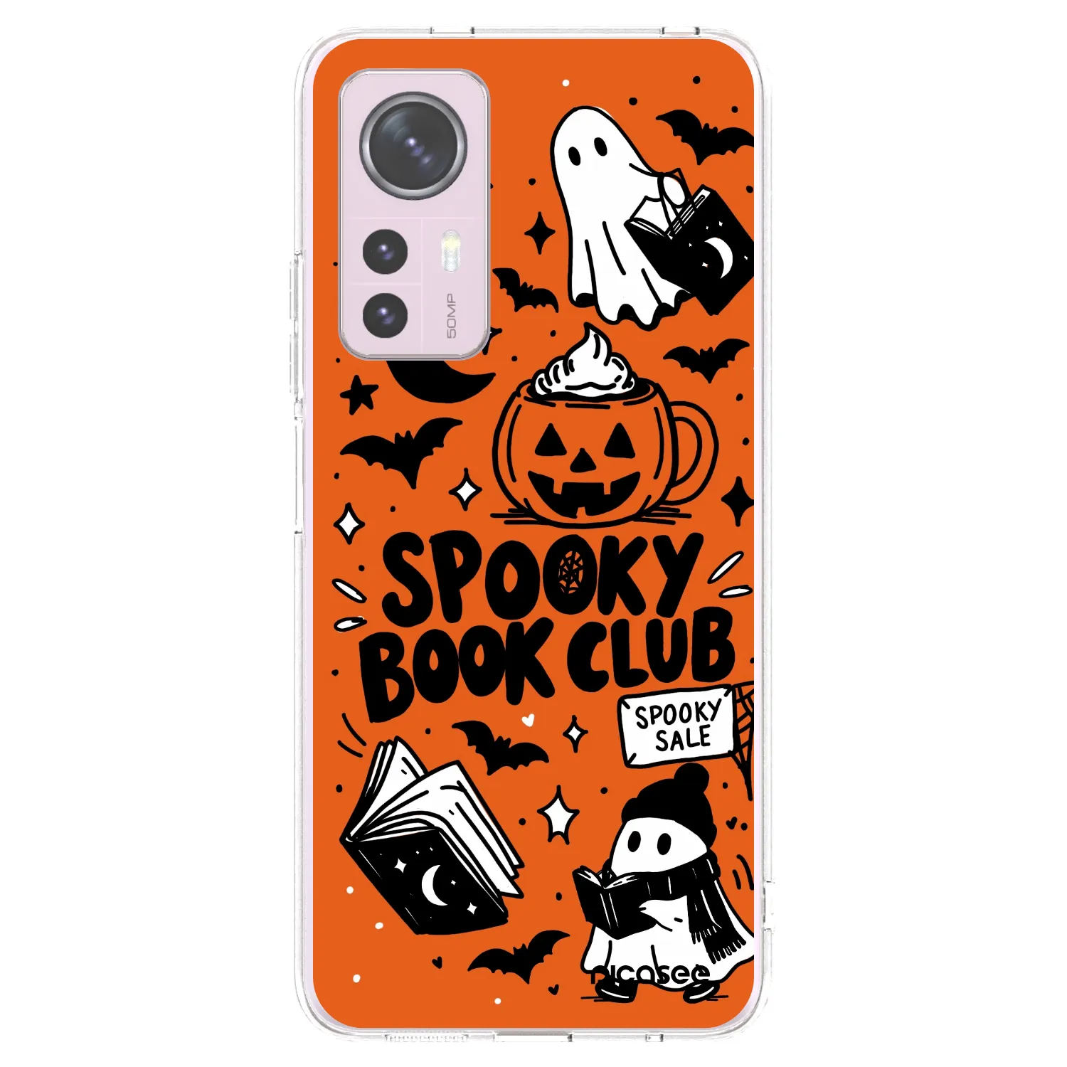Picasee silikónový prehľadný obal pre Xiaomi 12 - Spooky book club