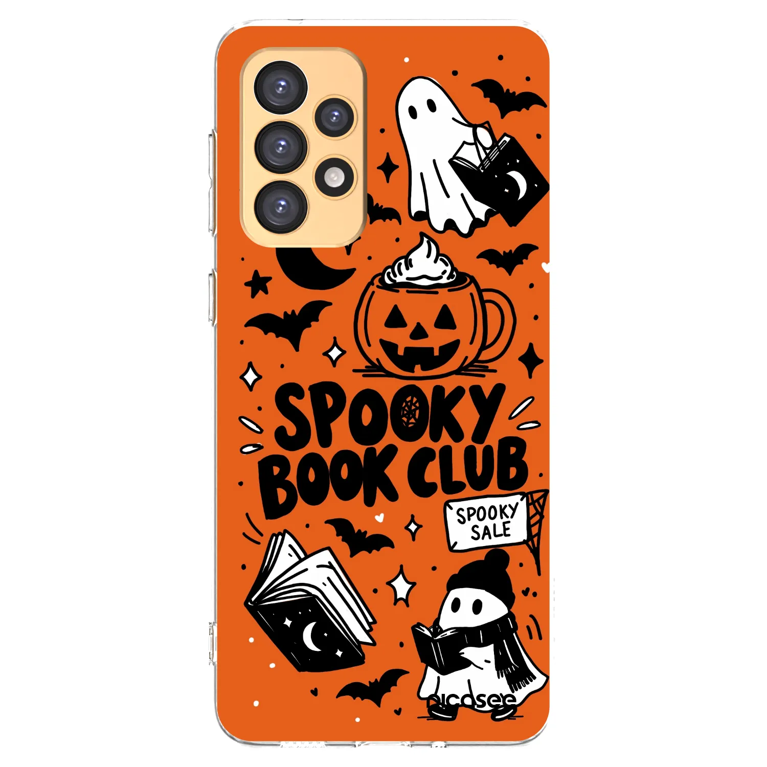 Picasee silikónový prehľadný obal pre Samsung Galaxy A33 5G A336 - Spooky book club