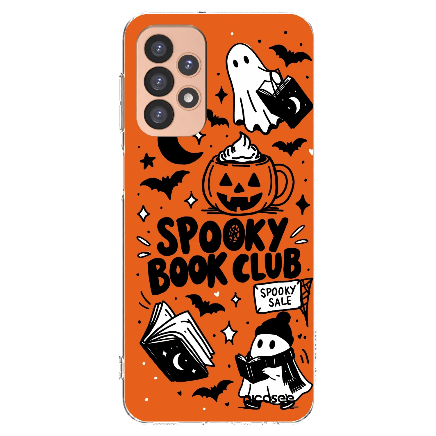 Picasee silikónový prehľadný obal pre Samsung Galaxy A23 A236B 5G - Spooky book club