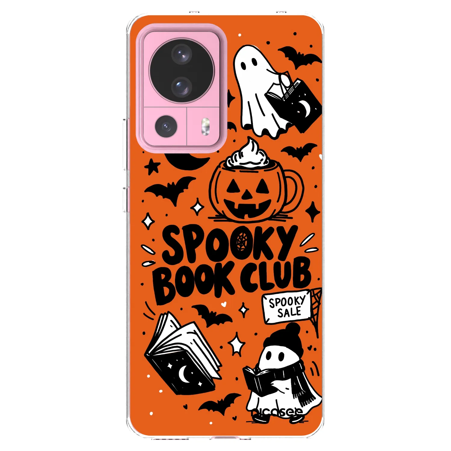 Picasee silikónový prehľadný obal pre Xiaomi 13 Lite - Spooky book club