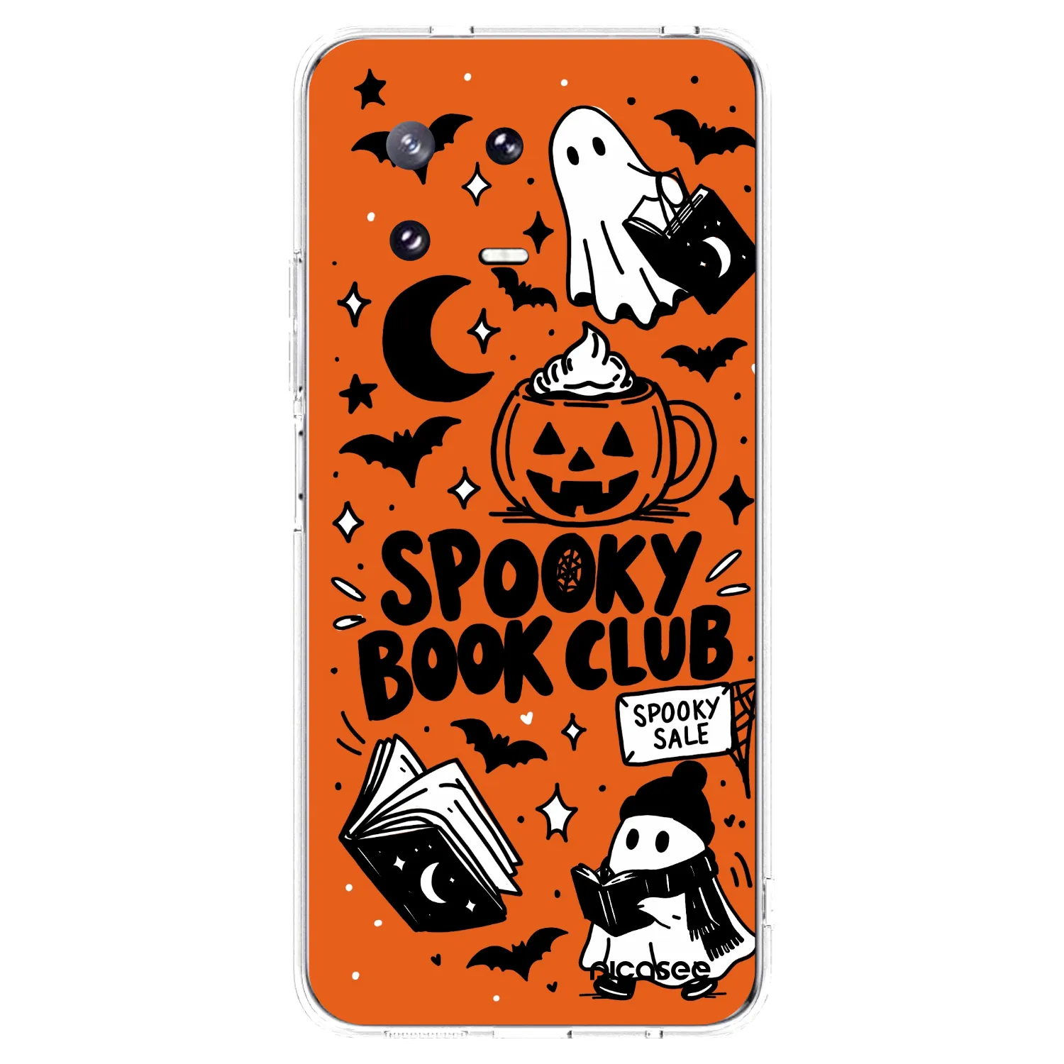 Picasee silikónový prehľadný obal pre Xiaomi 13 Pro - Spooky book club