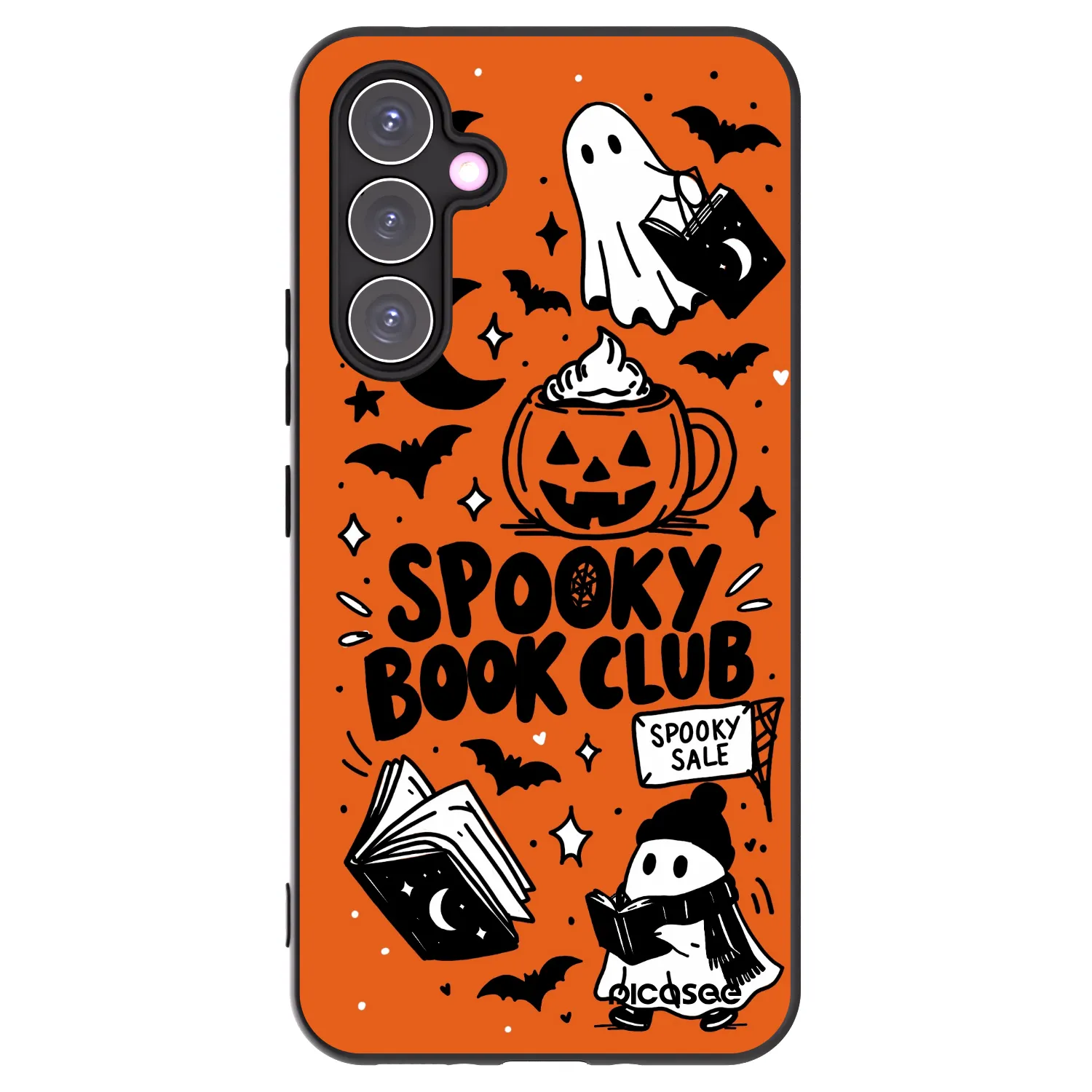 Picasee silikónový čierny obal pre Samsung Galaxy A54 5G A546B - Spooky book club