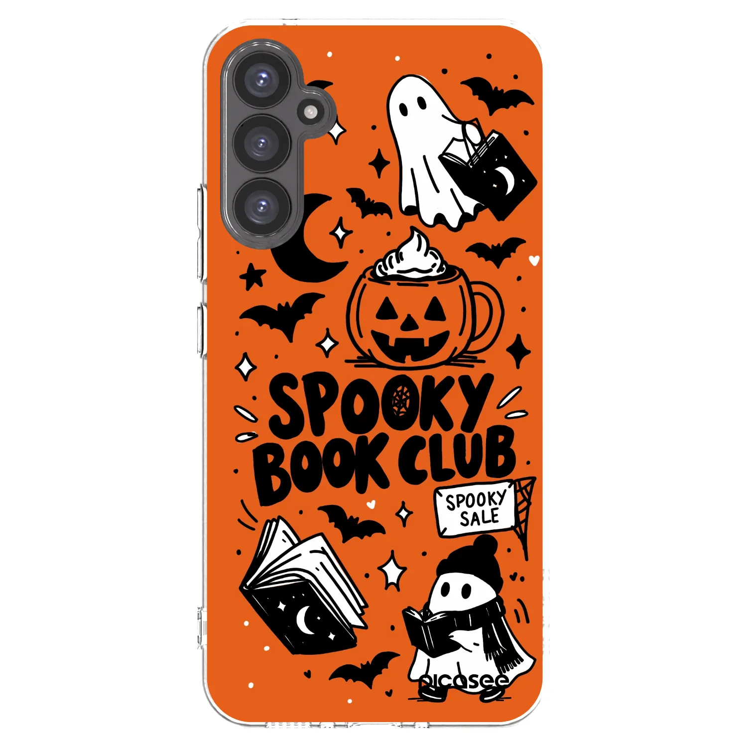 Picasee silikónový prehľadný obal pre Samsung Galaxy A34 5G A346B - Spooky book club