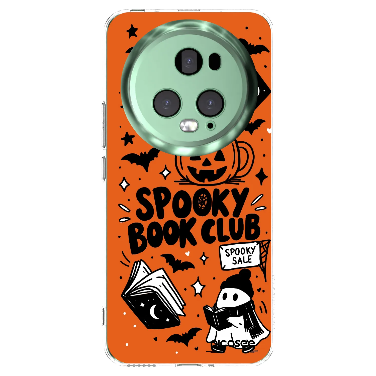 Picasee silikónový prehľadný obal pre Honor Magic5 Pro - Spooky book club