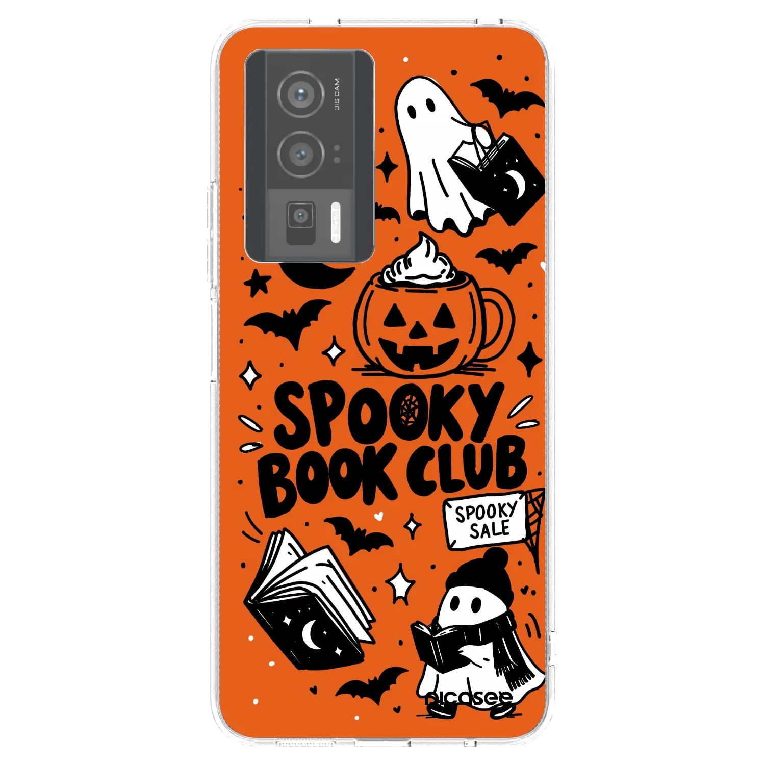 Picasee silikónový prehľadný obal pre Xiaomi Poco F5 Pro 5G - Spooky book club