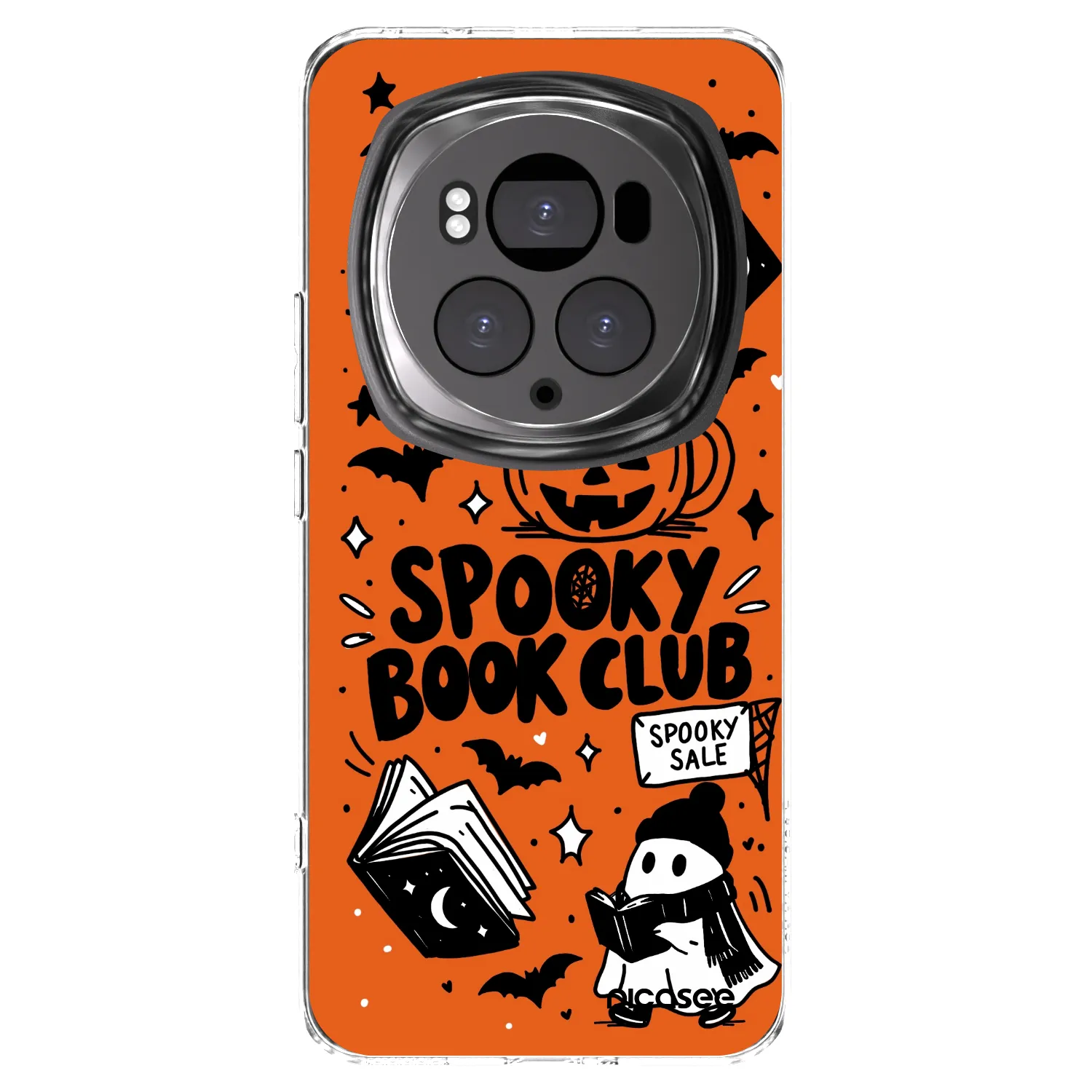 Picasee silikónový prehľadný obal pre Honor Magic6 Pro - Spooky book club