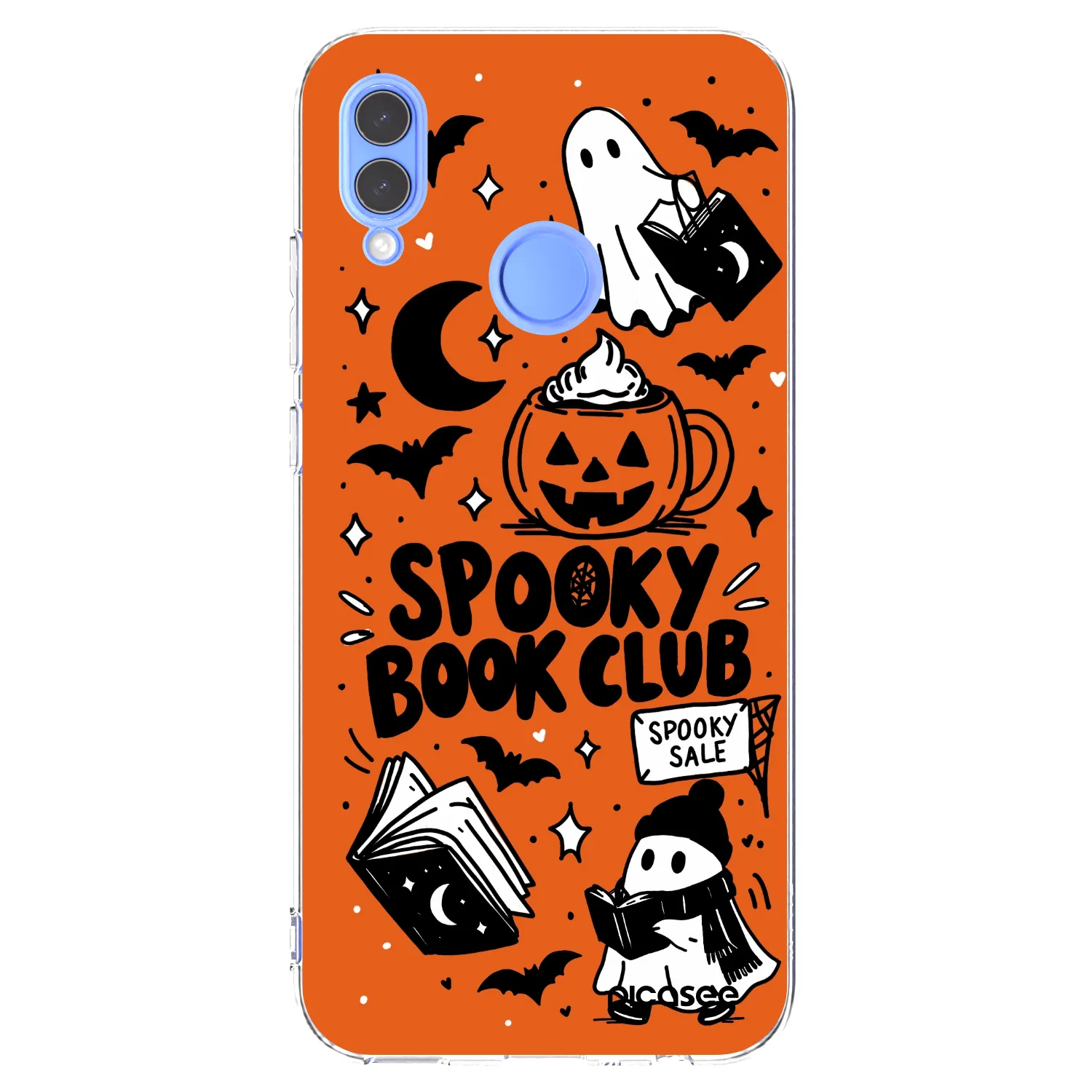 Picasee silikónový prehľadný obal pre Honor 10 Lite - Spooky book club