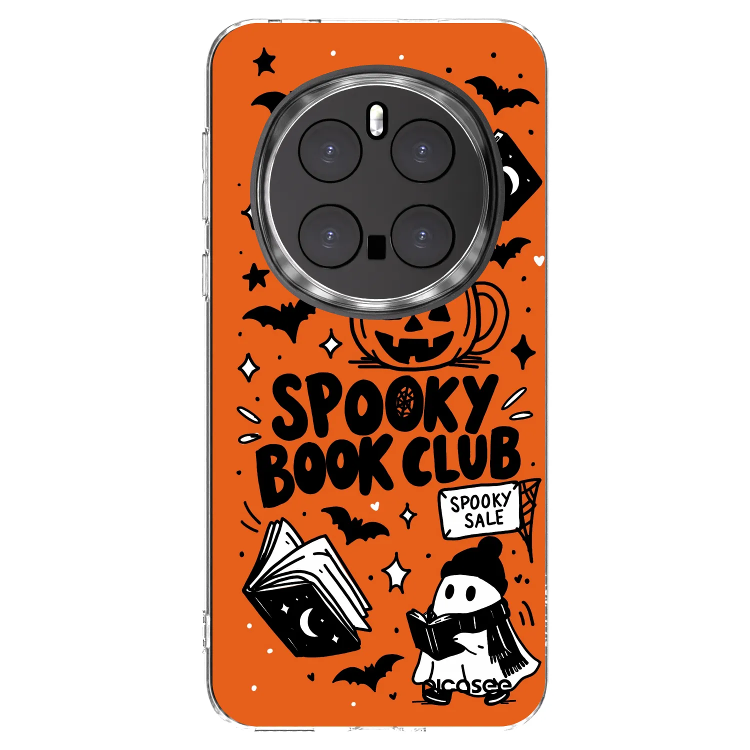 Picasee silikónový prehľadný obal pre Honor Magic7 Pro 5G - Spooky book club