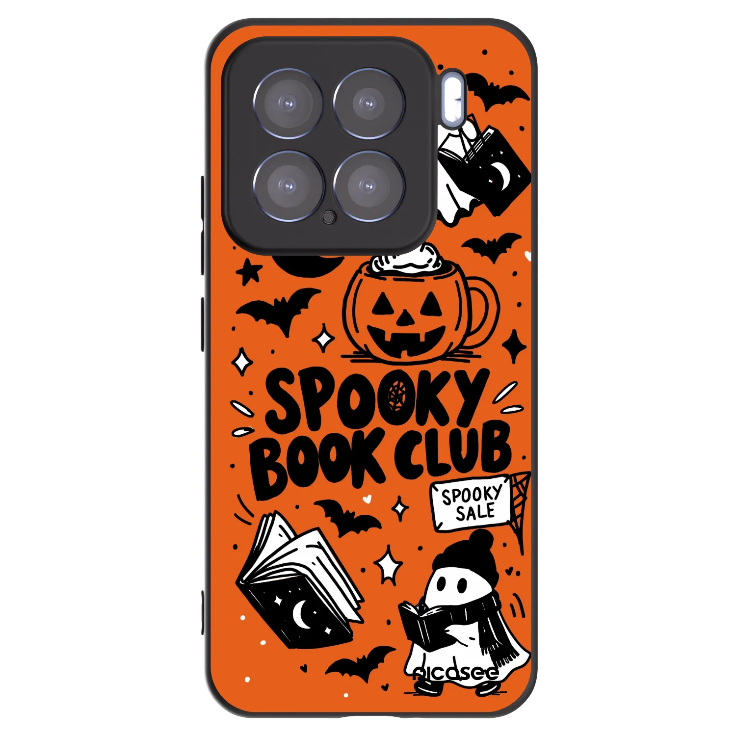 Picasee silikónový čierny obal pre Xiaomi 15 - Spooky book club