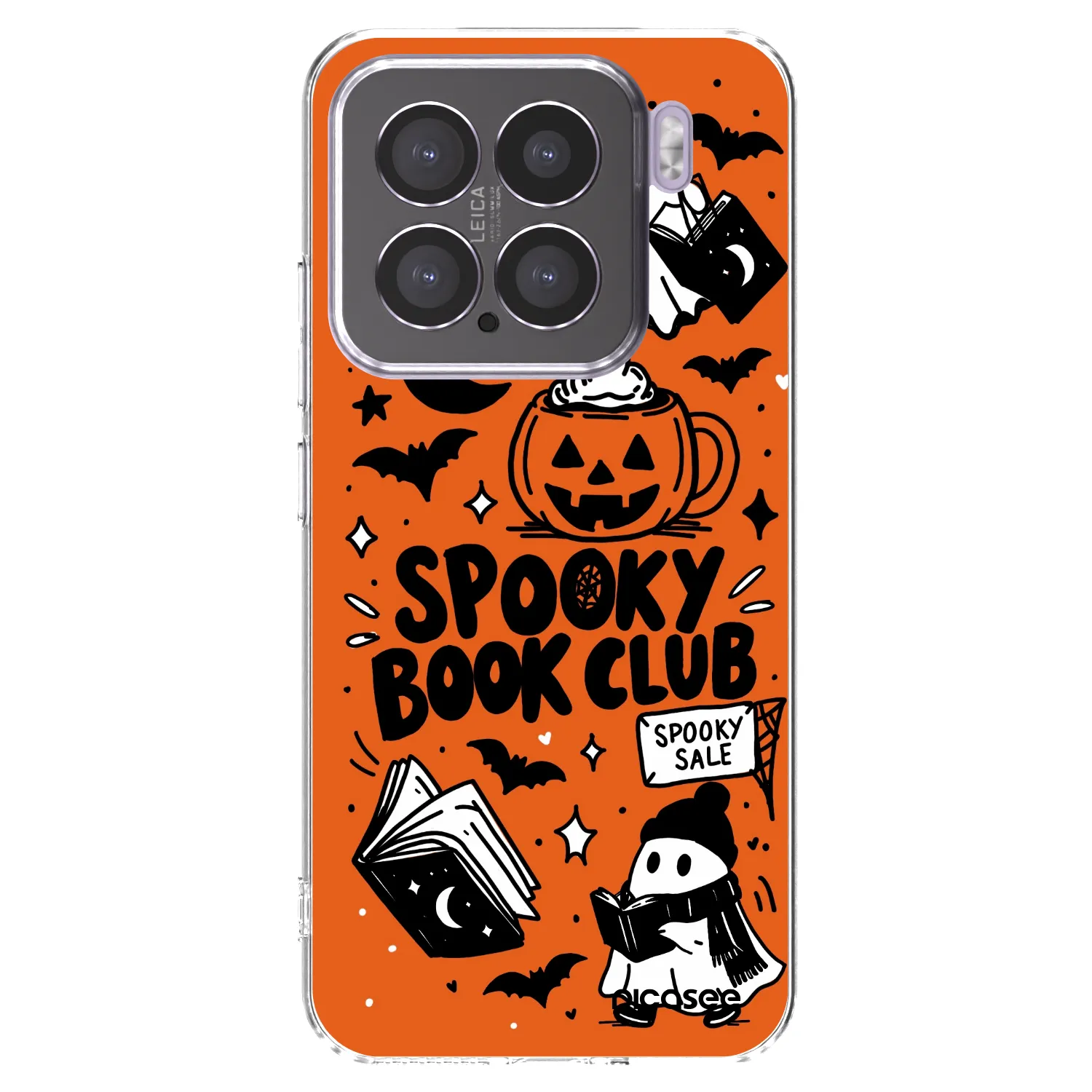 Picasee silikónový prehľadný obal pre Xiaomi 15 - Spooky book club