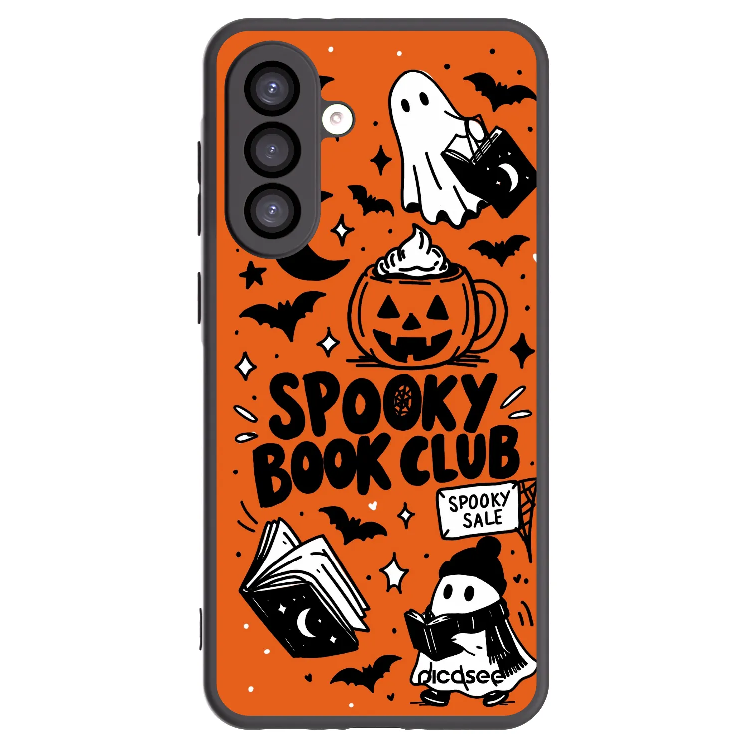 Picasee silikónový čierny obal pre Samsung Galaxy A26 5G A266B - Spooky book club