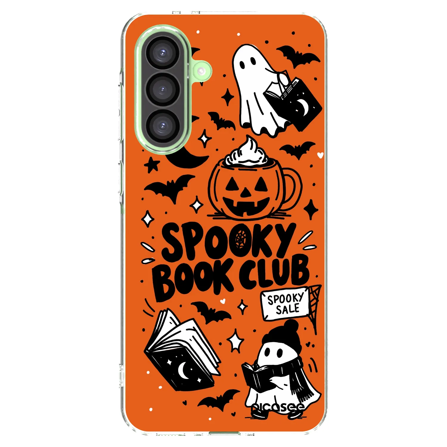 Picasee silikónový prehľadný obal pre Samsung Galaxy A26 5G A266B - Spooky book club